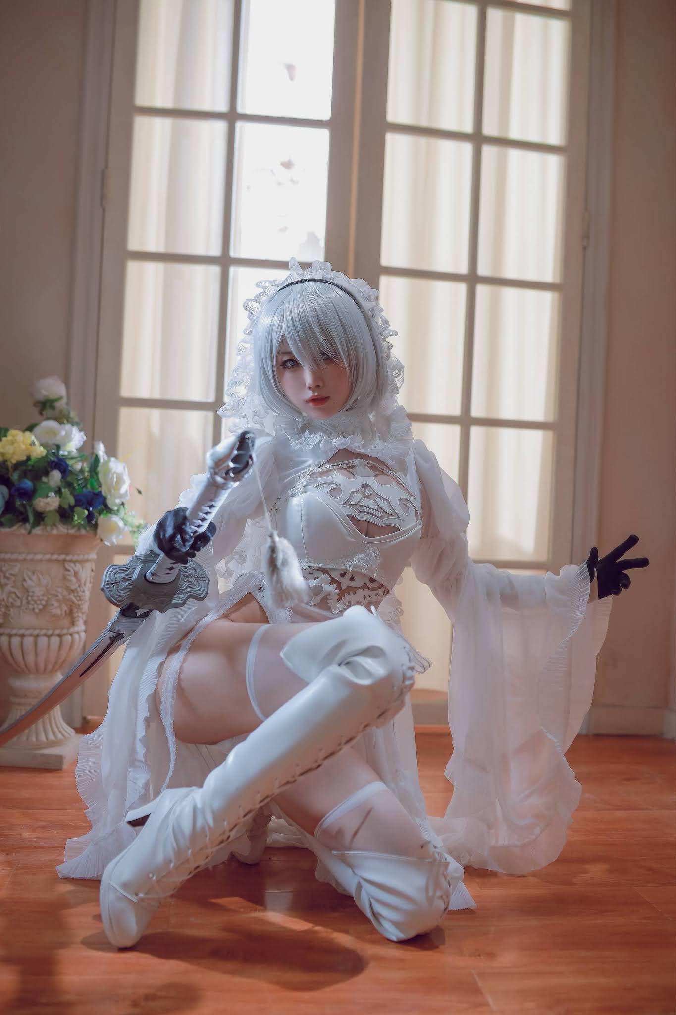 [水淼Aqua] 2B White Version NieR_Automata ニーア オートマタ(12)