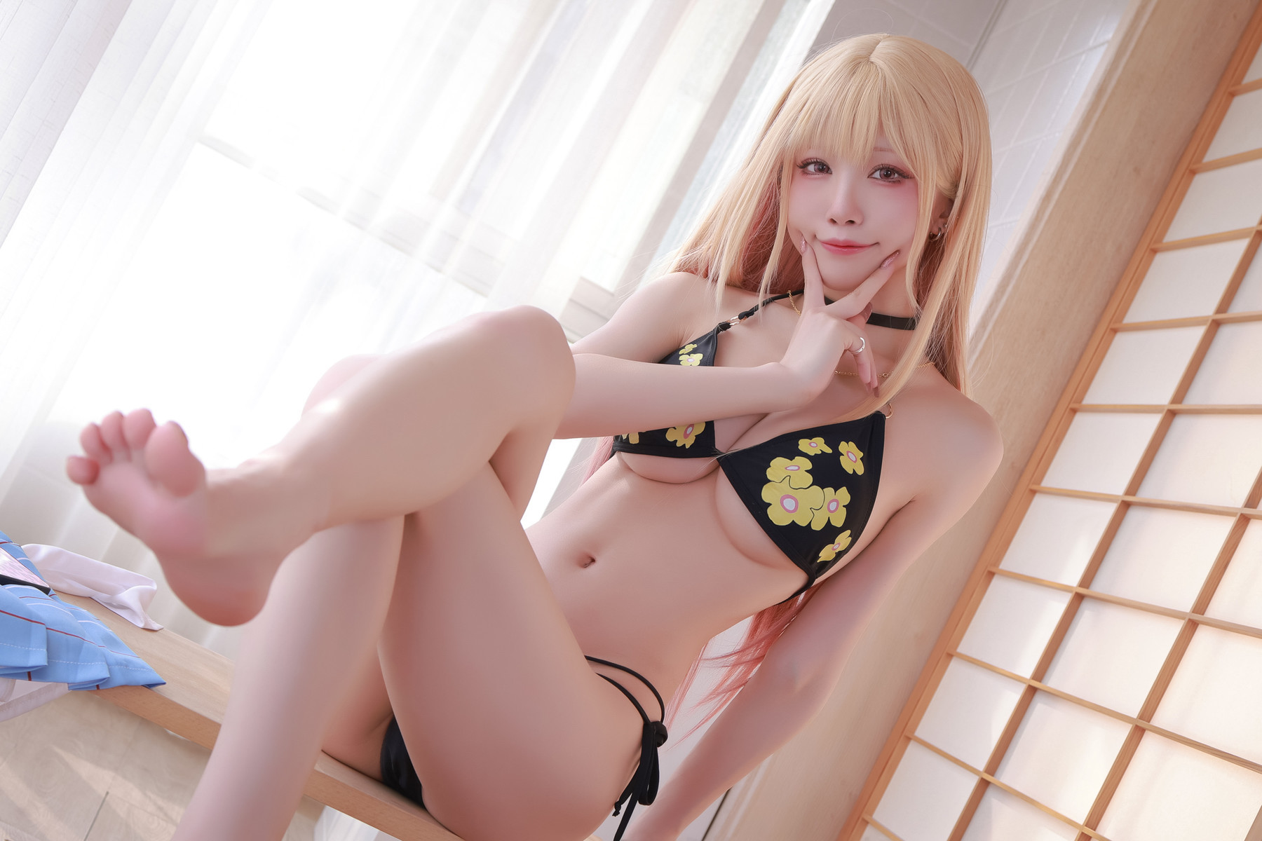 水淼aqua Cosplay Vol.117 Marin Kitagawa 喜多川海夢(46)