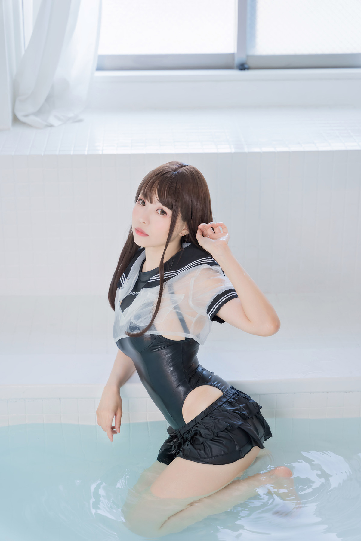 Cosplay ElyEE子 Racing Swimsuit 競泳水手服 Set.01(27)