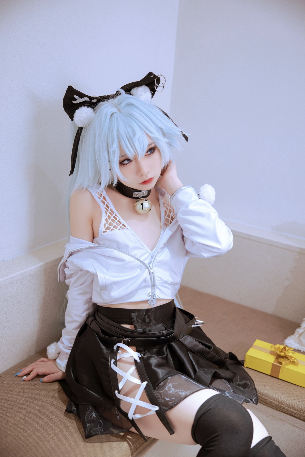 Cosplay G44不会受伤 芙洛伦白情(18)