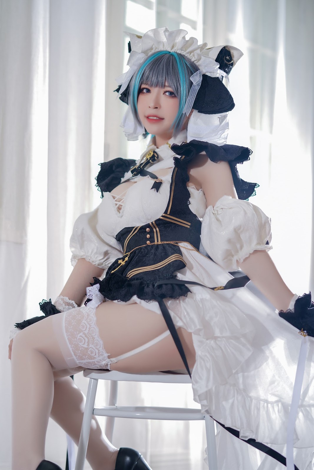 Cosplay 半半子 柴郡(21)