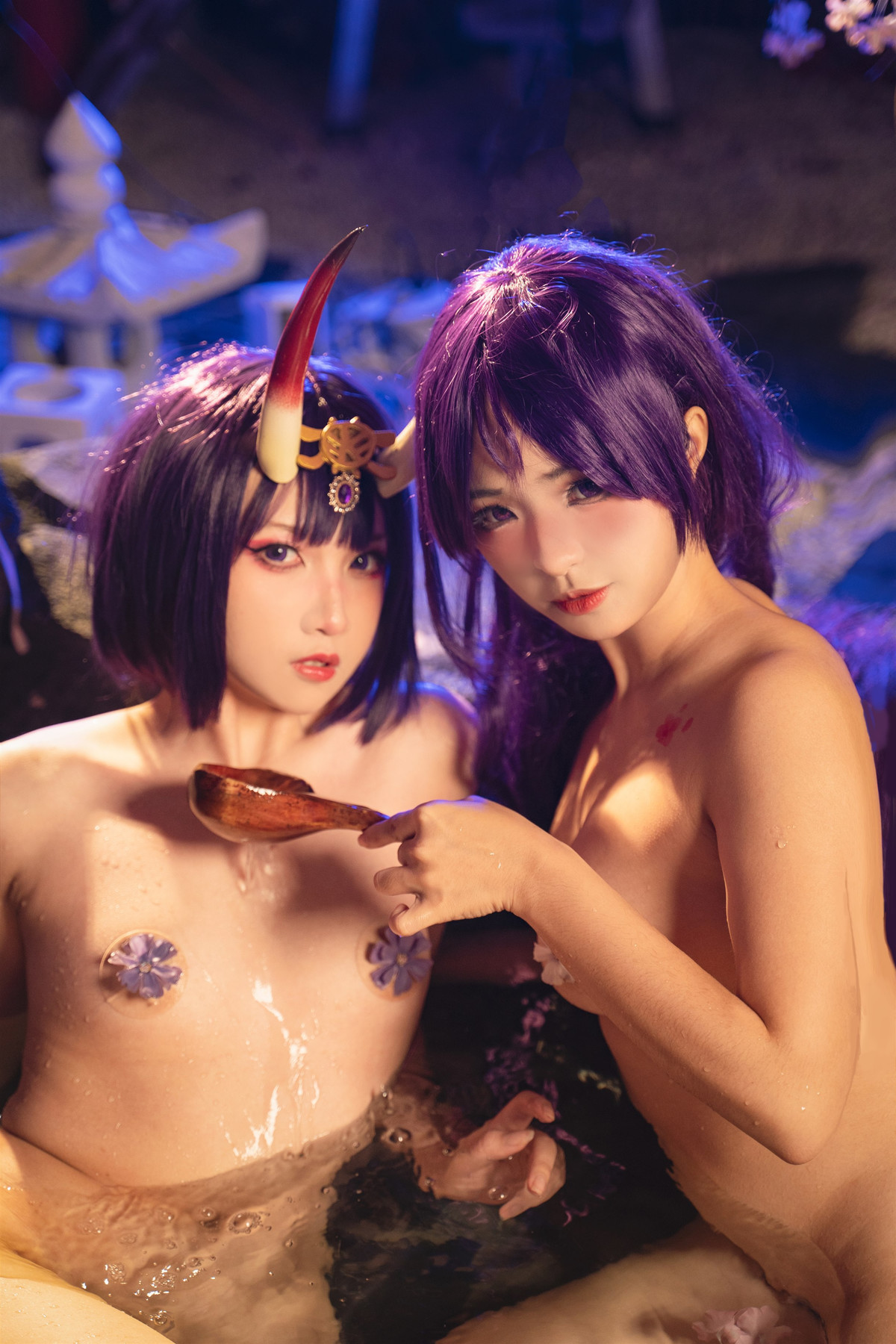 Cosplay 小和甜酒 阿呀 温泉酒吞奶光双人 Set.01(27)