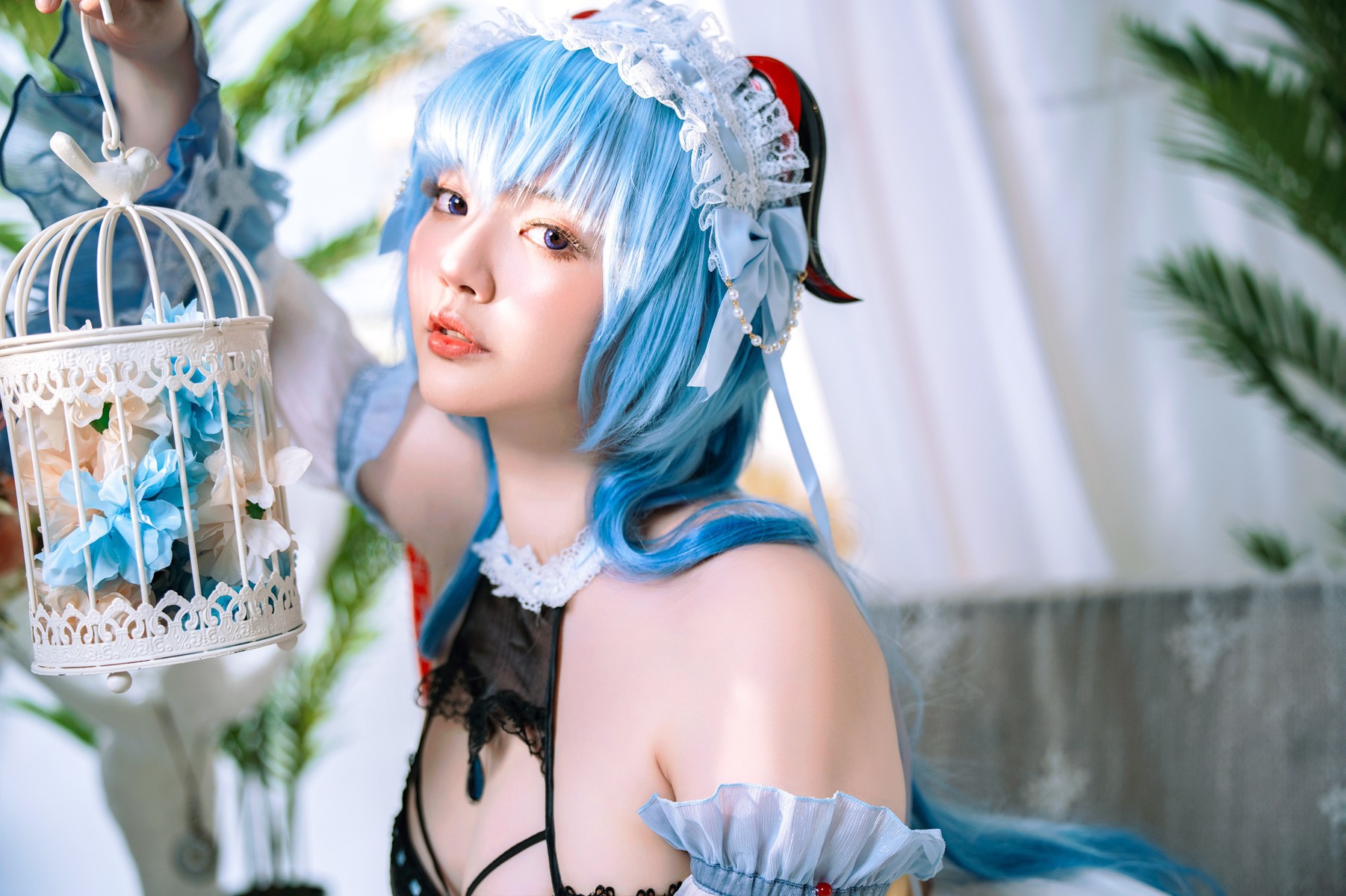 Cosplay Ying Tze 甘雨 Ganyu Maid(30)