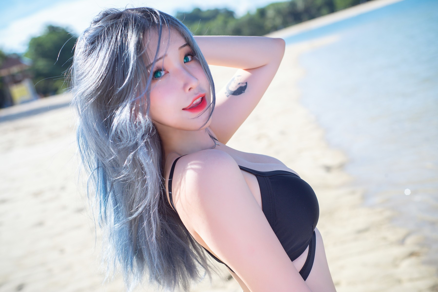 Plant Lily 花リリ Cosplay Beach lily(10)