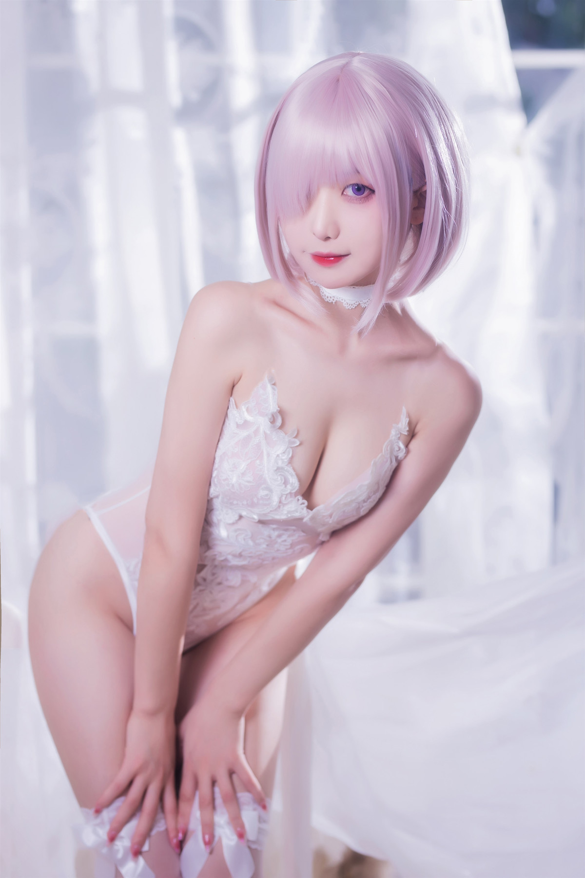 Cosplay 封疆疆v 婚纱玛修(23)