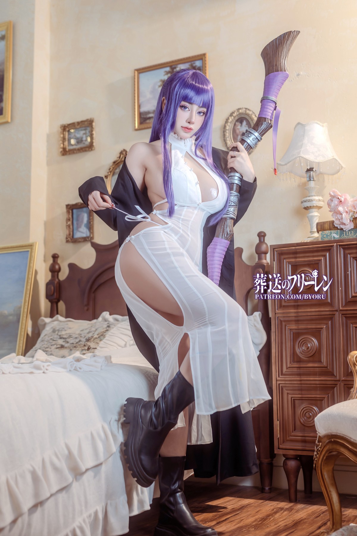 Cosplay 日本性感萝莉Byoru Fern フェルン(23)