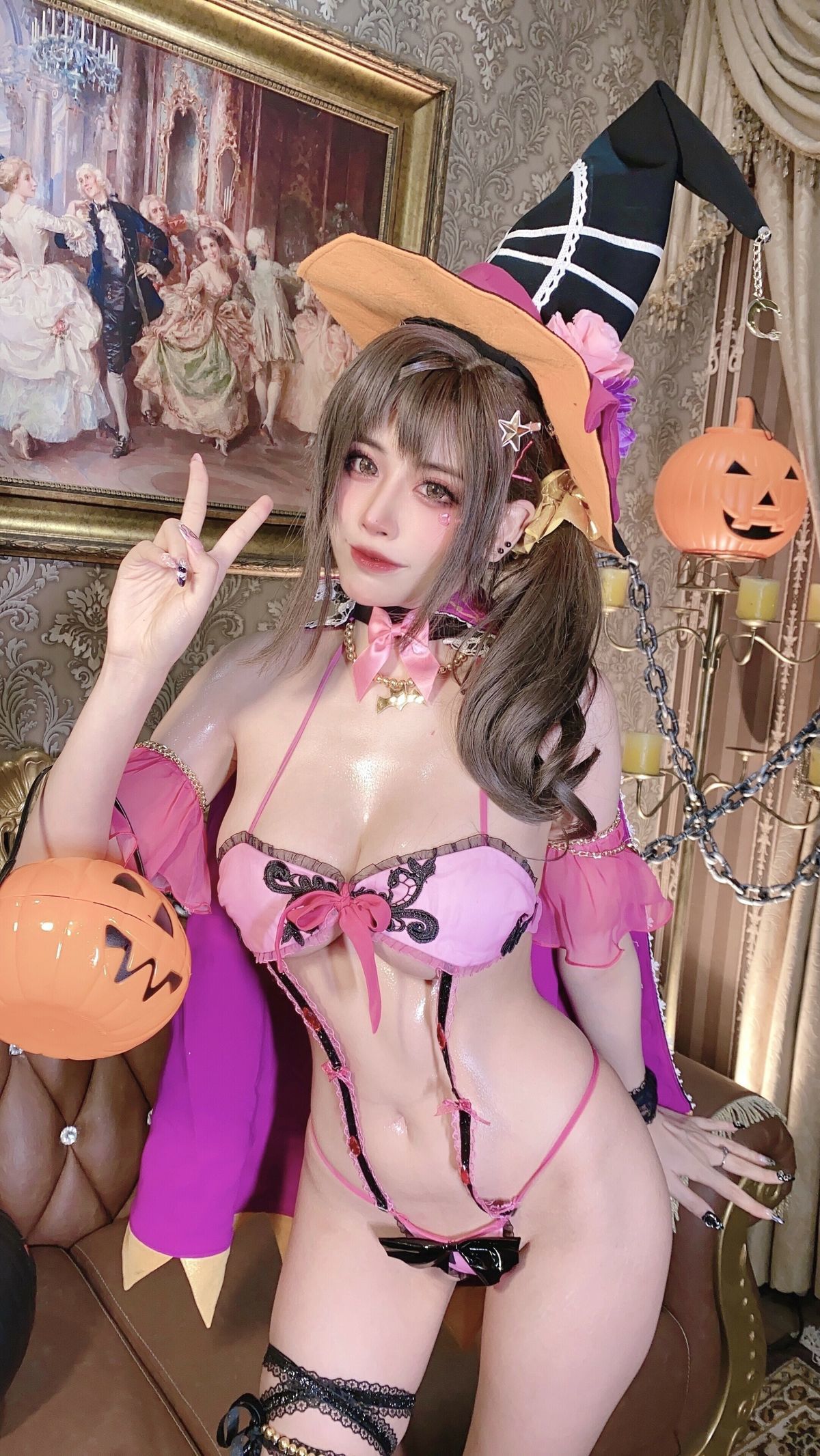 萝莉Byoru Cosplay Misaki Charm Witch(33)