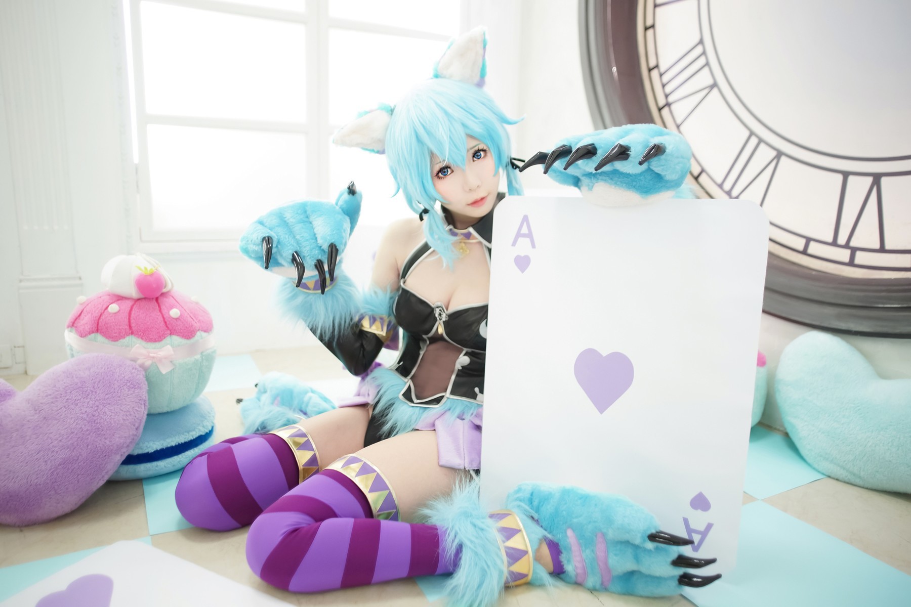 Cosplay ElyEE子 诗乃扑克猫(29)