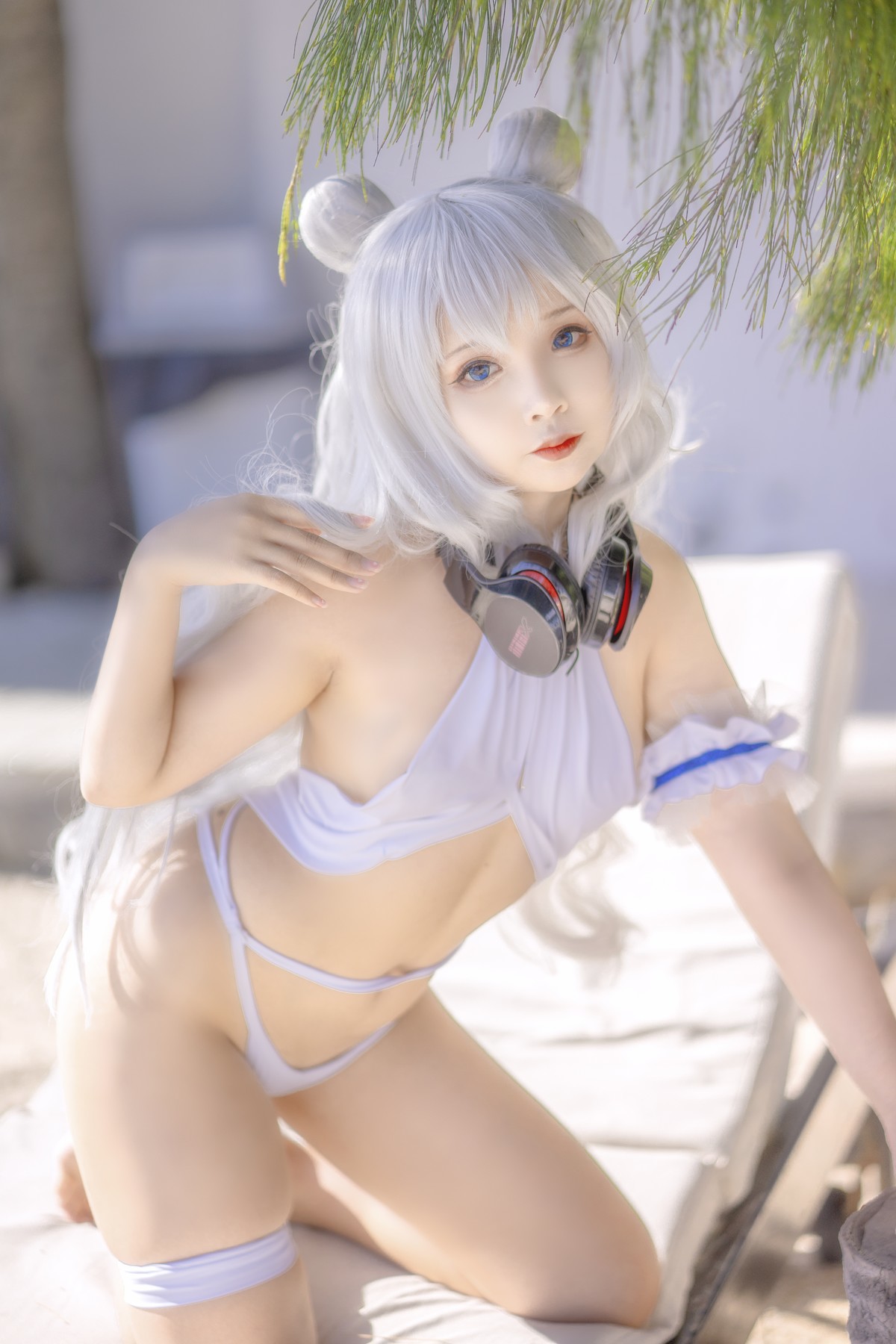 Sayo Momo Cosplay 恶毒 ル・マラン Le Malin bikini(4)