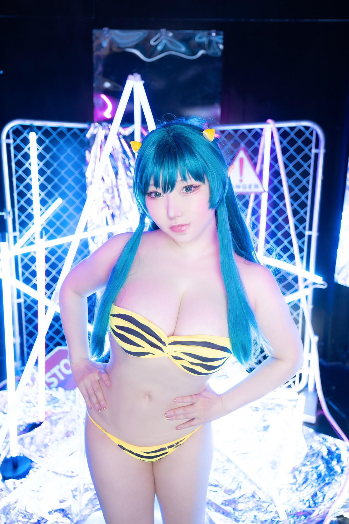 Cosplay SAKUサク Lum ラム うる星やつら Set.04(12)