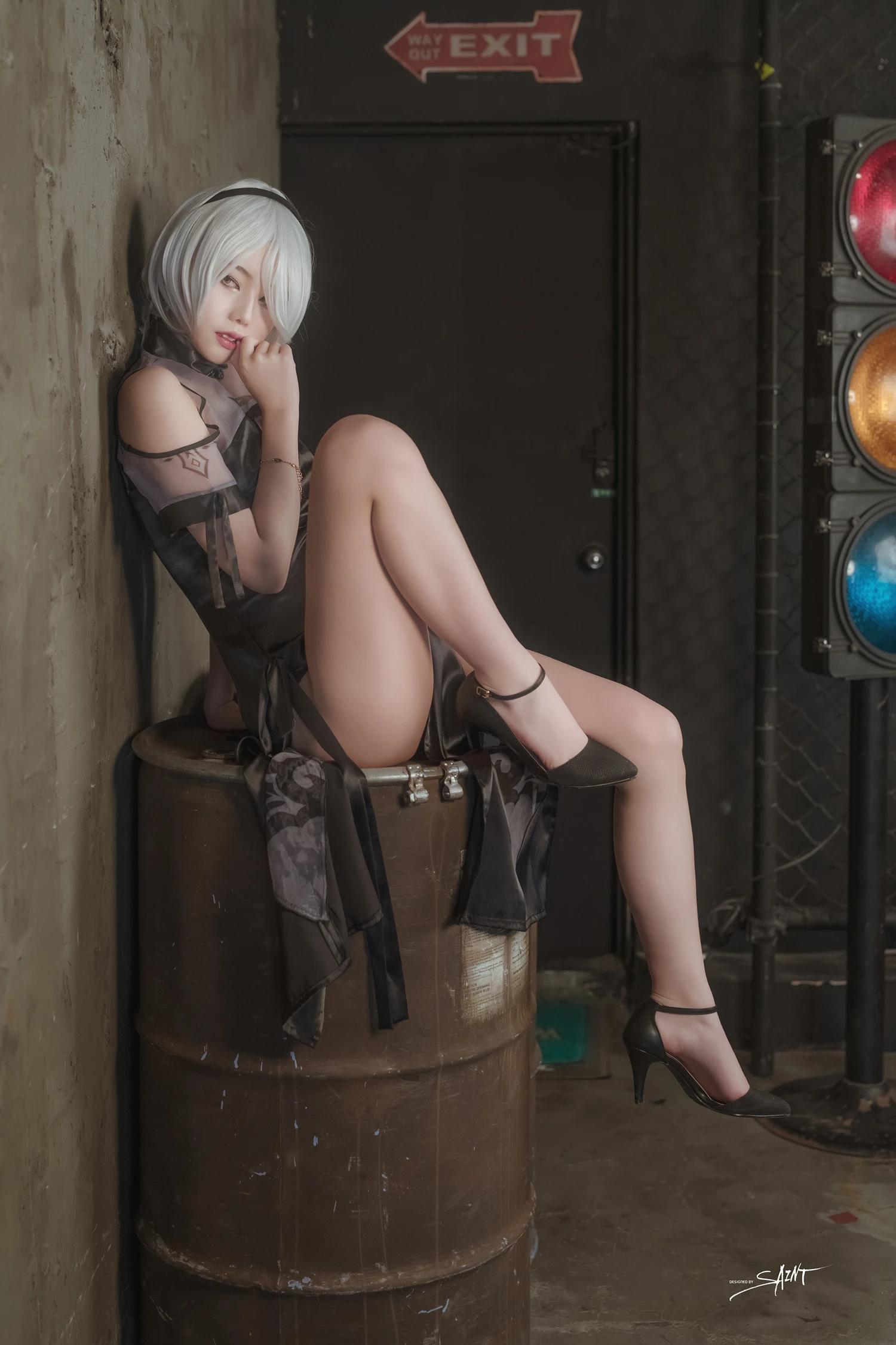 Yuna 유나, [SAINT Photolife] Nier Automata 2B(14)