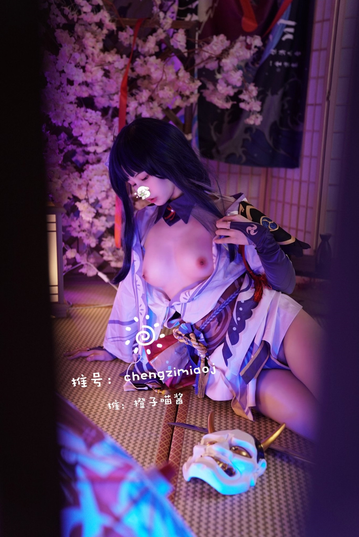 橙子喵酱 Cosplay 雷神(26)