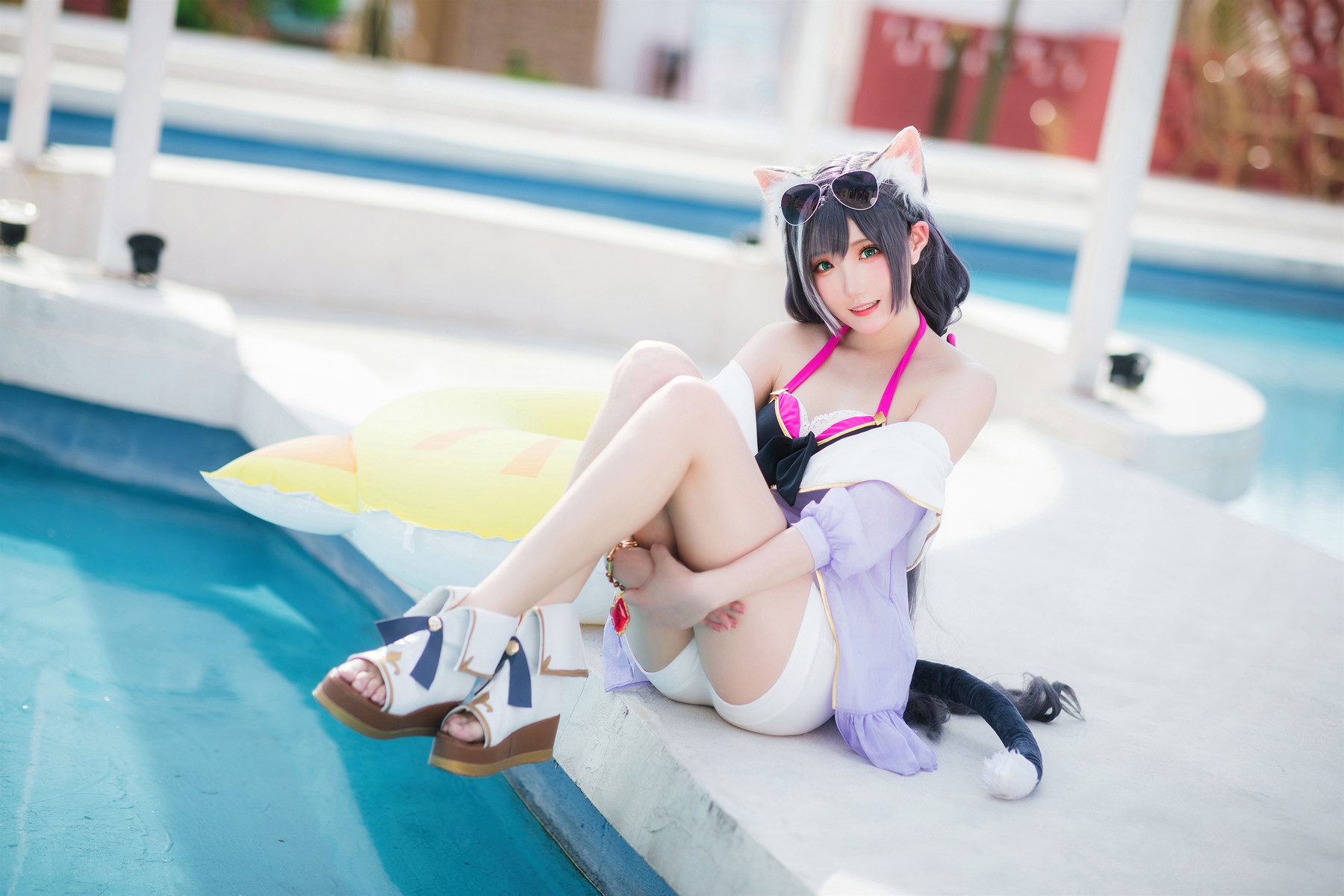 Cosplay 瓜希酱 公主连结 凯露夏日 Kyaru(3)