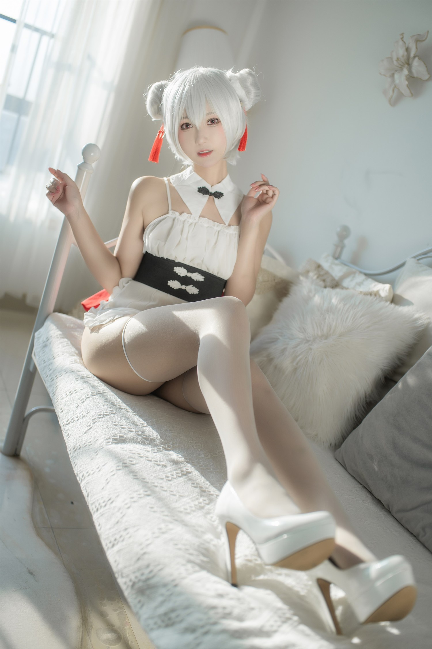 Cosplay 羽生三未 中華厨娘(26)