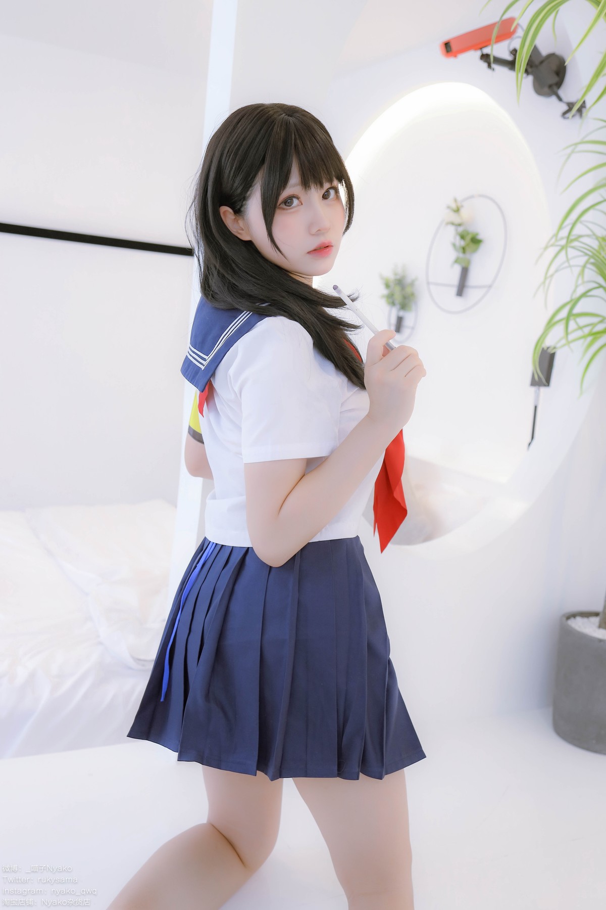 Cosplay Nyako喵子 风纪委员(6)