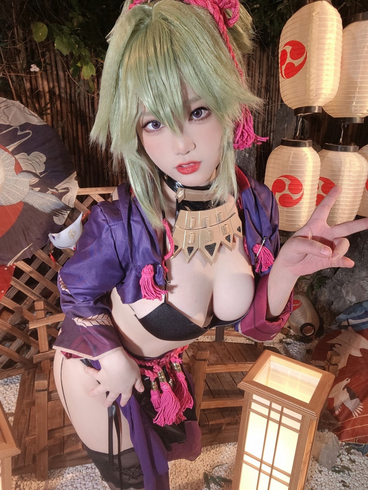 Cosplay 七七娜娜子 久岐忍同人(31)