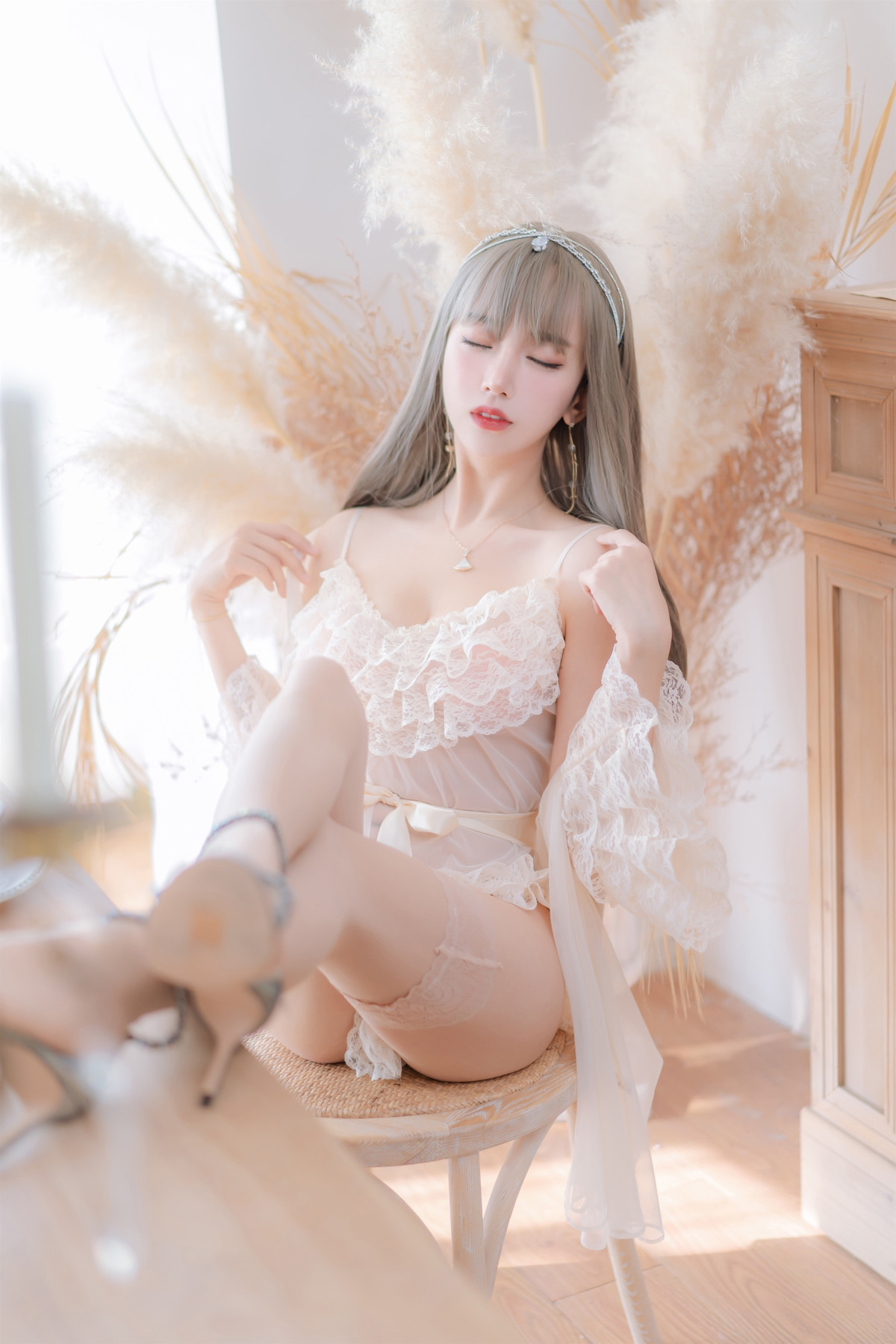 斗鱼米线线sama写真 Cosplay 凡尔赛公主(7)