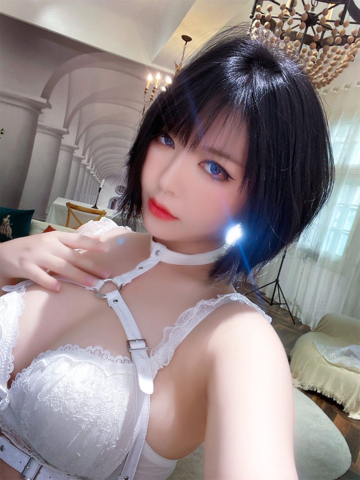 Cosplay 半半子 纯白(40)