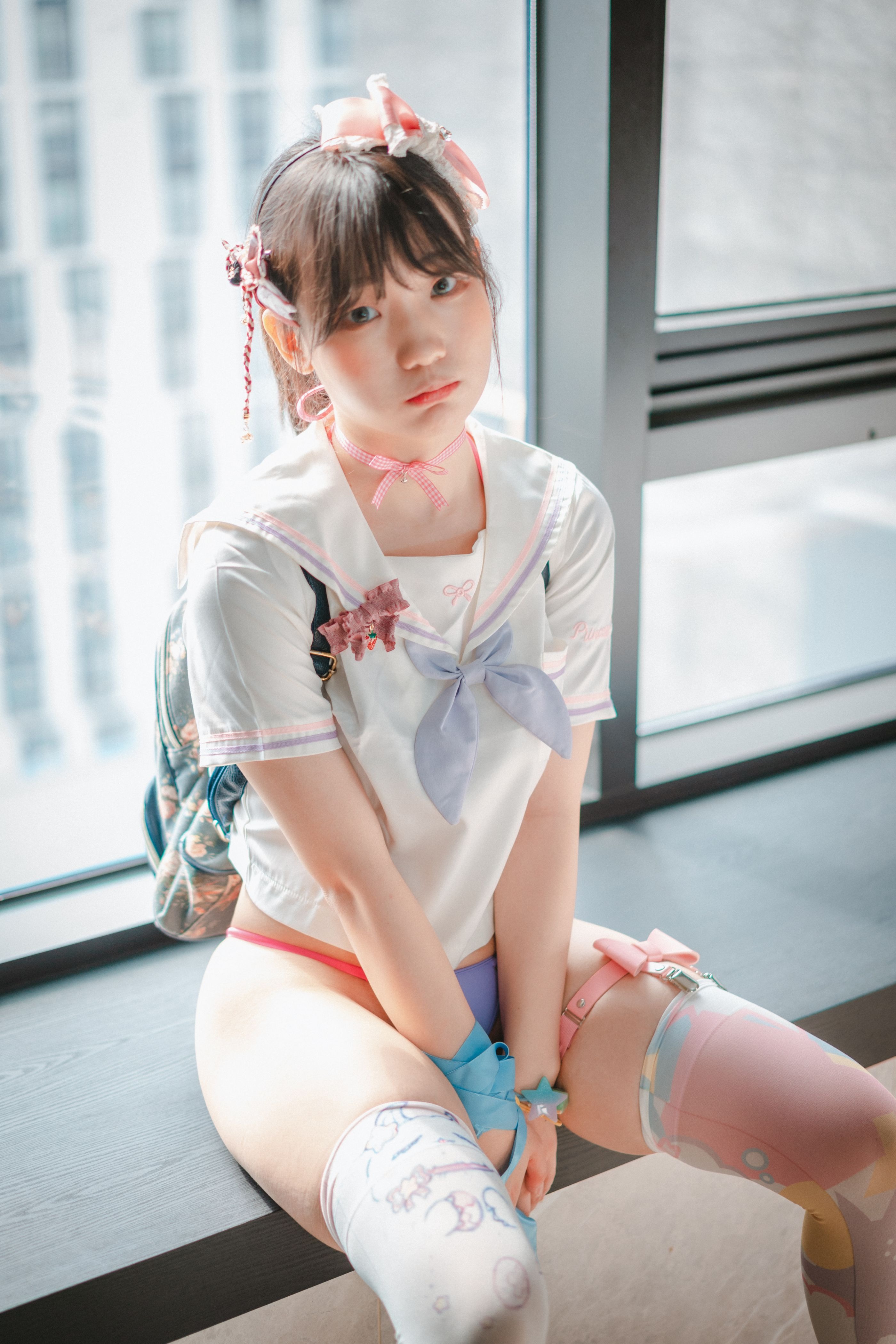 DJAWA Photo - Mimmi (밈미) – Mochilero en Violeta (Backpacker-Girl)(49)