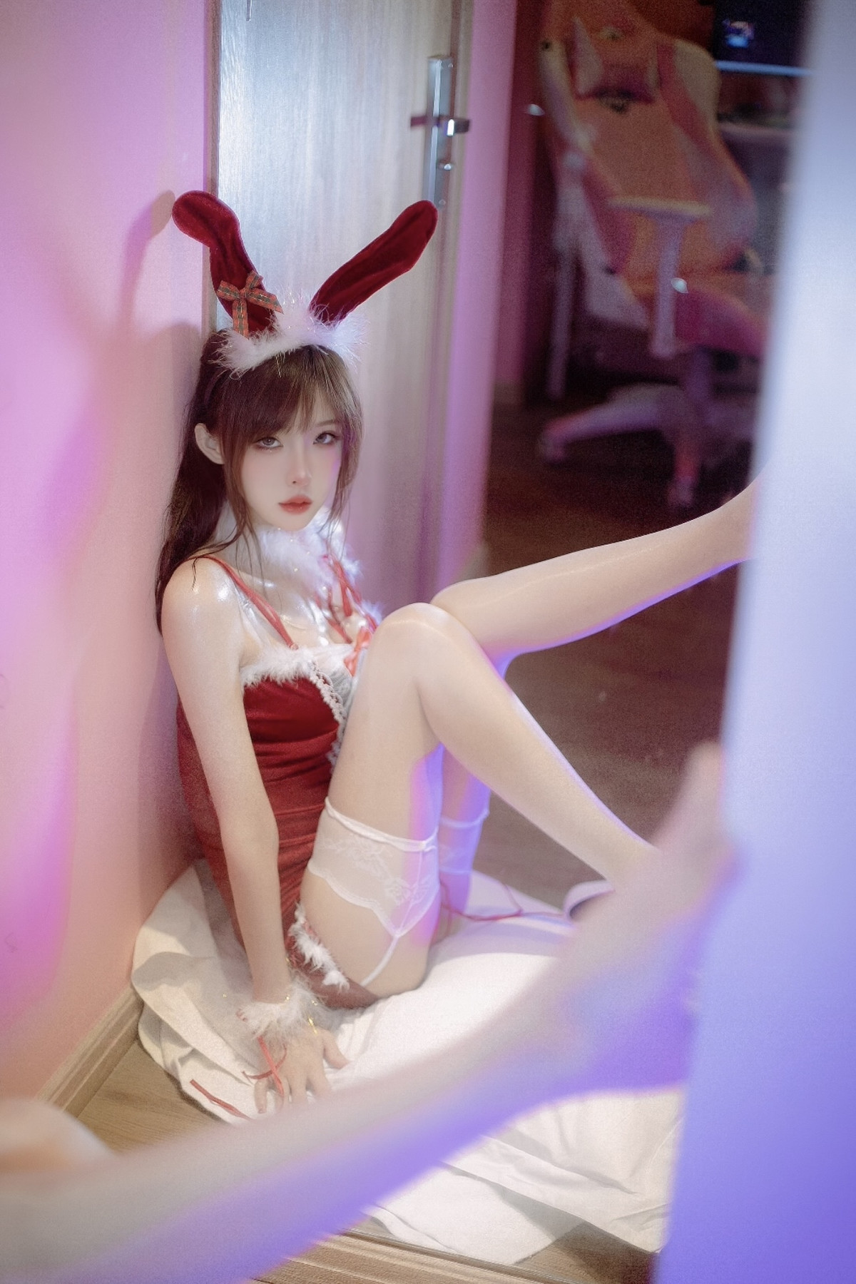 Cosplay 余多多Dudu 圣诞特辑(26)