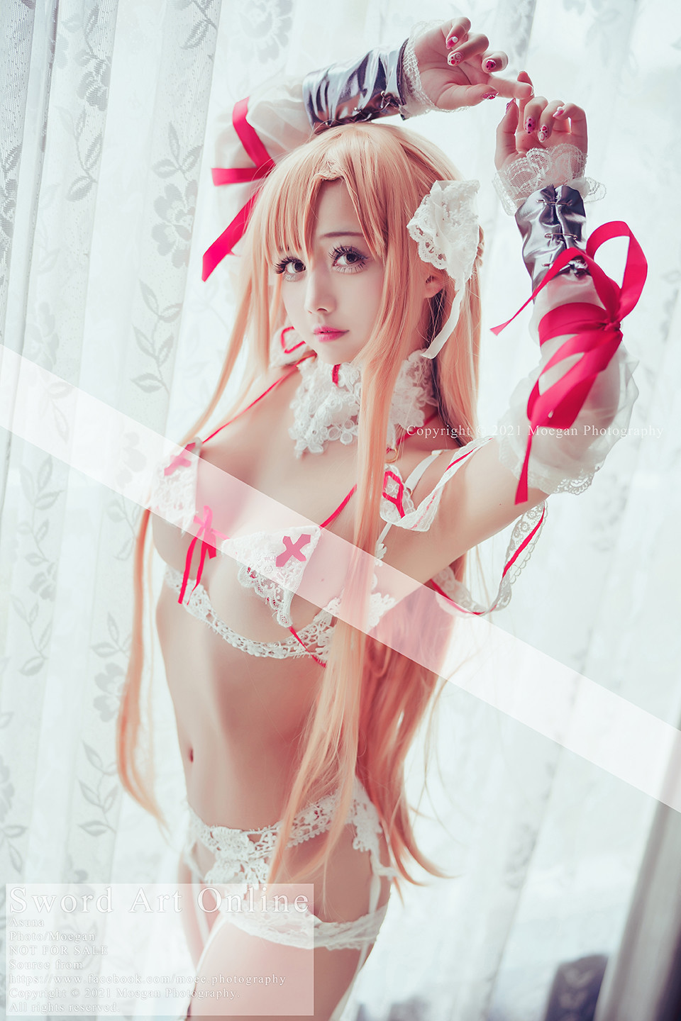 [沖田凜花Rinka] Asuna, lingerie ver. (ソードアート・オンライン)(1)