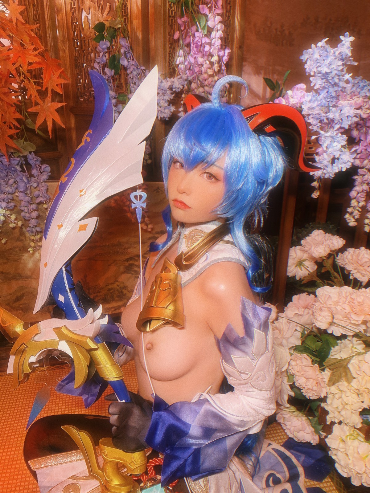 爆机少女喵小吉 Cosplay 原神 甘雨(56)