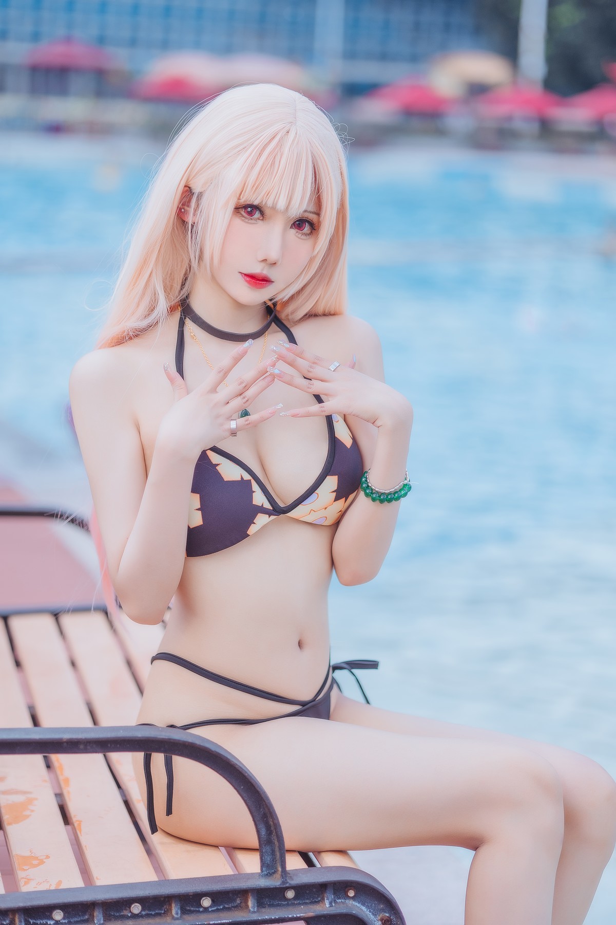 Cosplay 仙女月 喜多川海夢 Bikini(4)