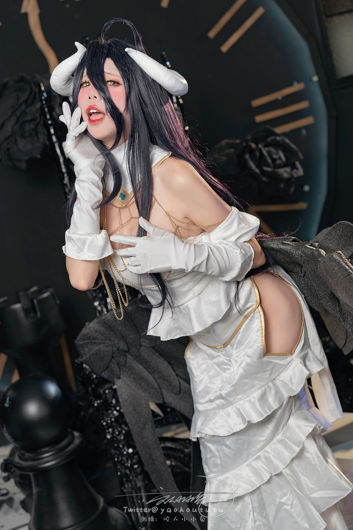 Cosplay 黏黏团子兔 魅魔之耻 雅儿贝德 &#038; Tell Me