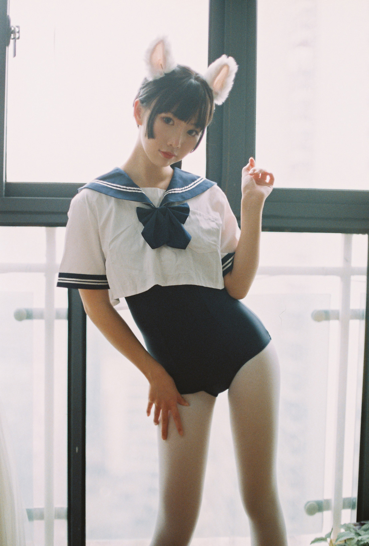 Cosplay 面饼仙儿 水手服 死库水(10)