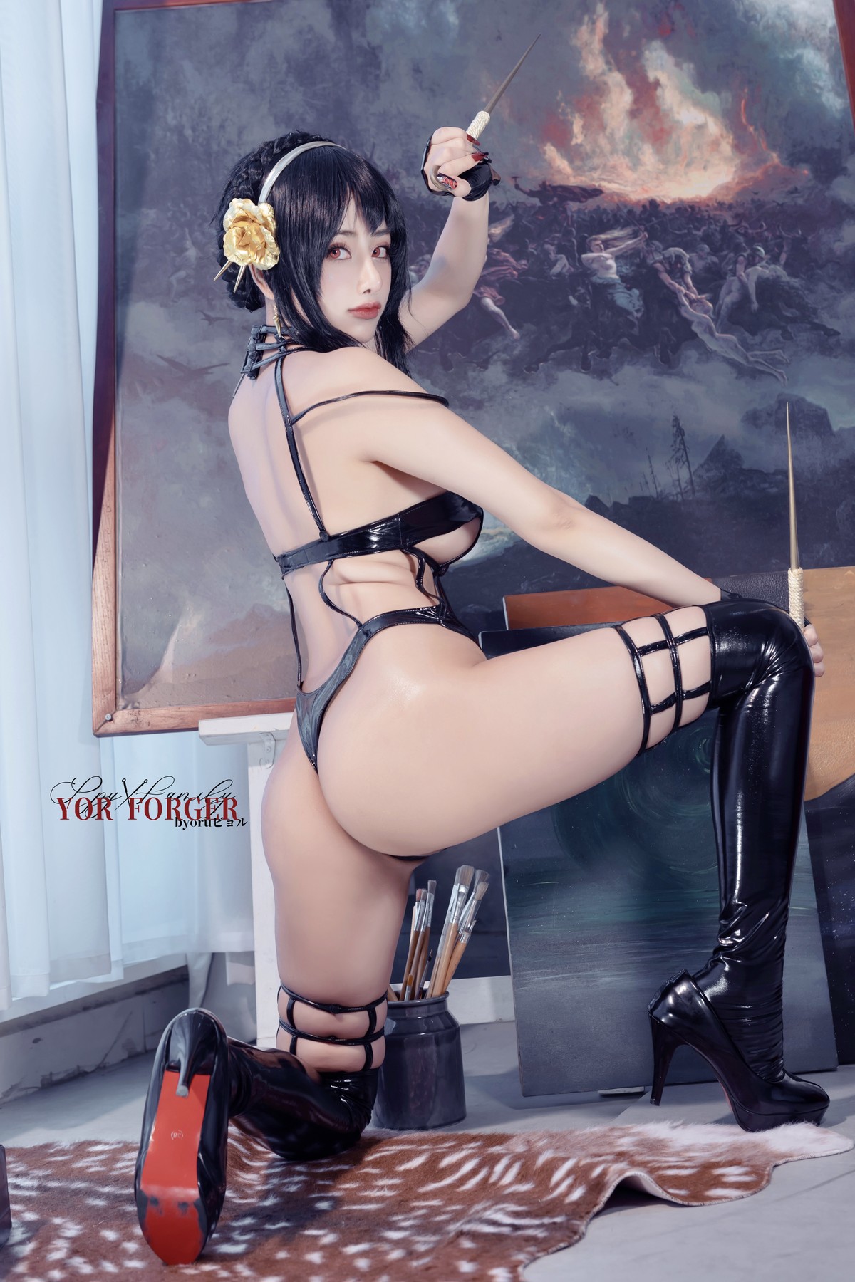 Cosplay 日本性感萝莉Byoru Yor Thorn Princess(26)