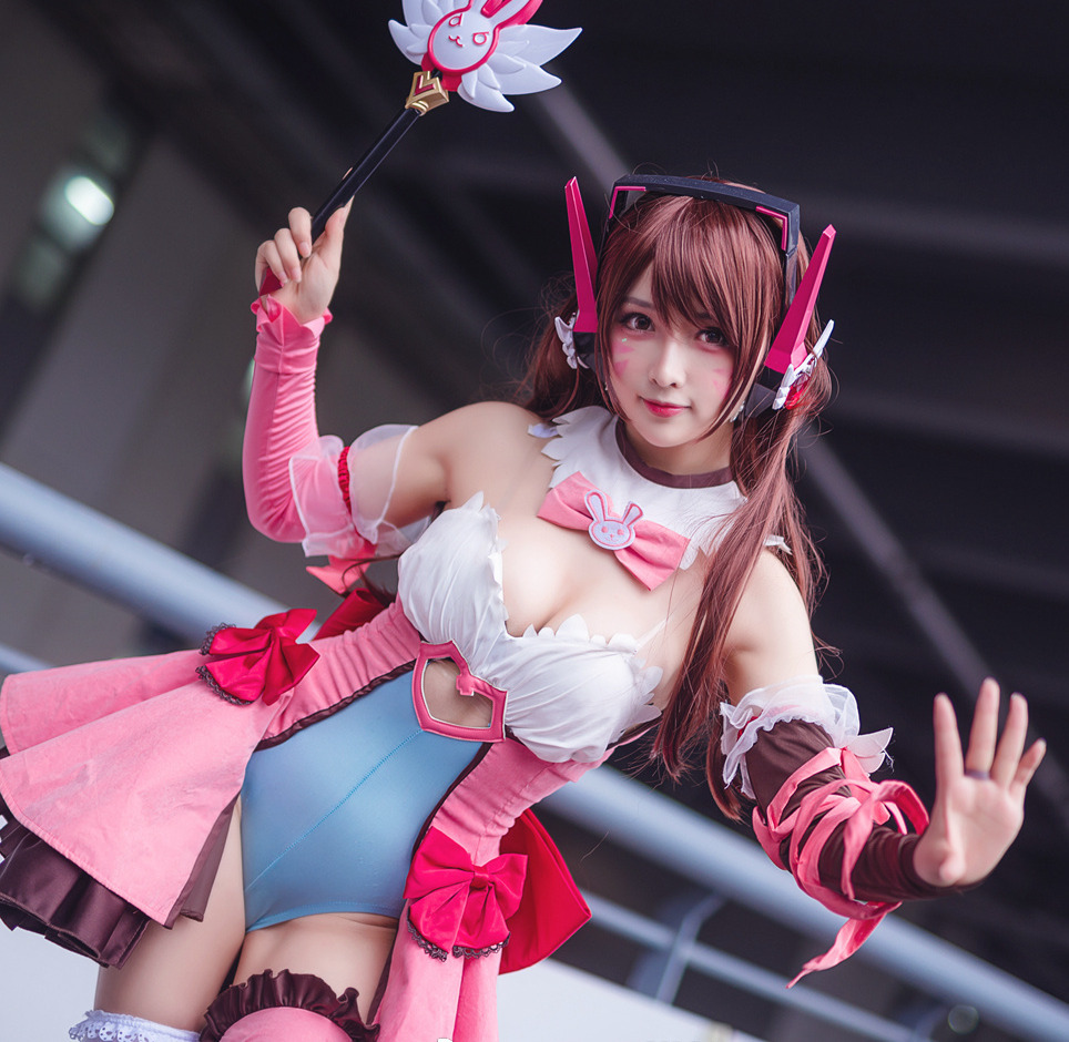 只是简言 Cosplay Magica D.Va(14)