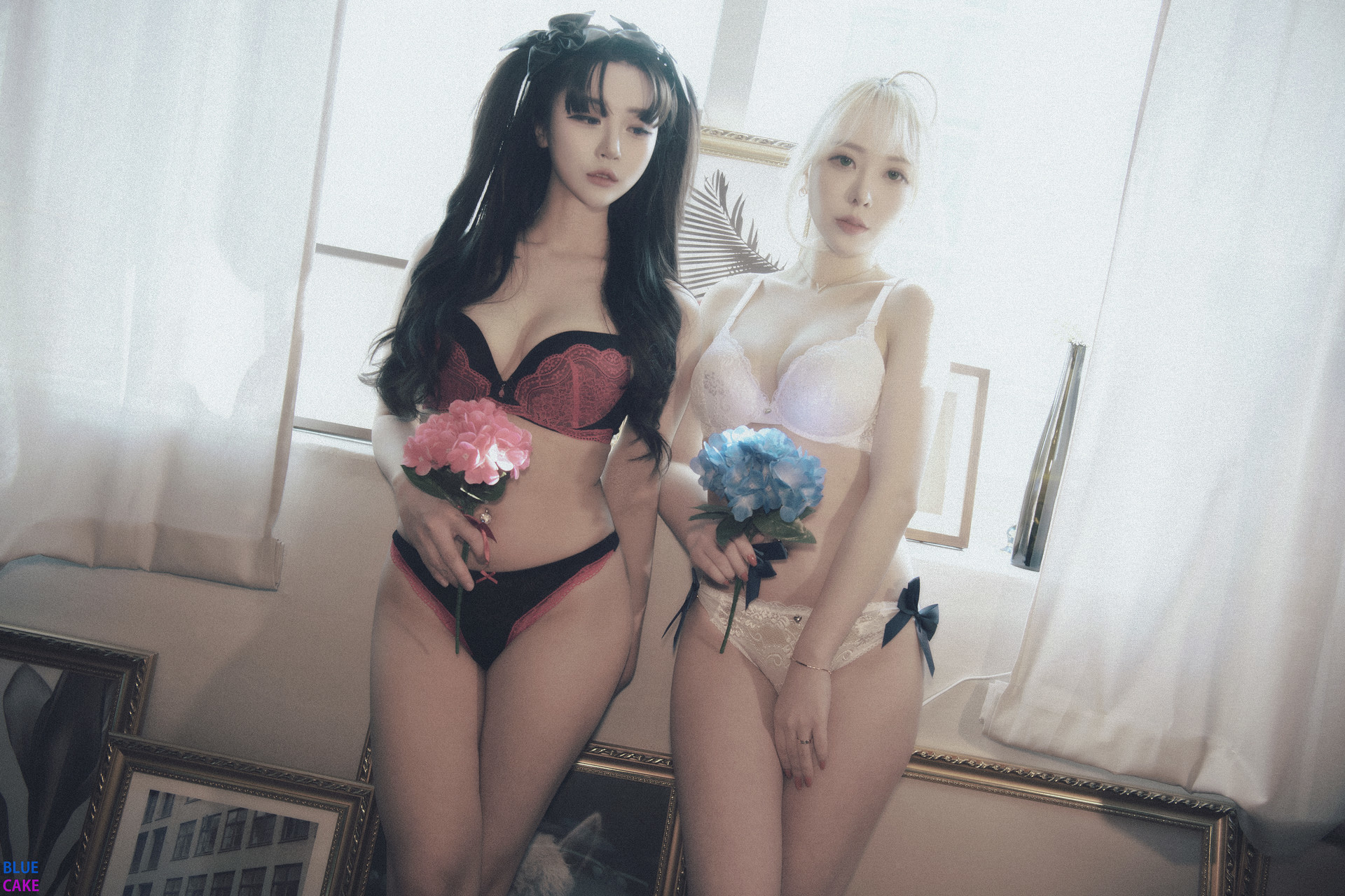 정보미 &#038; 권지아, [BLUECAKE] Fate Saber x Thosaka Rin Lingerie.Ver Set.03(9)