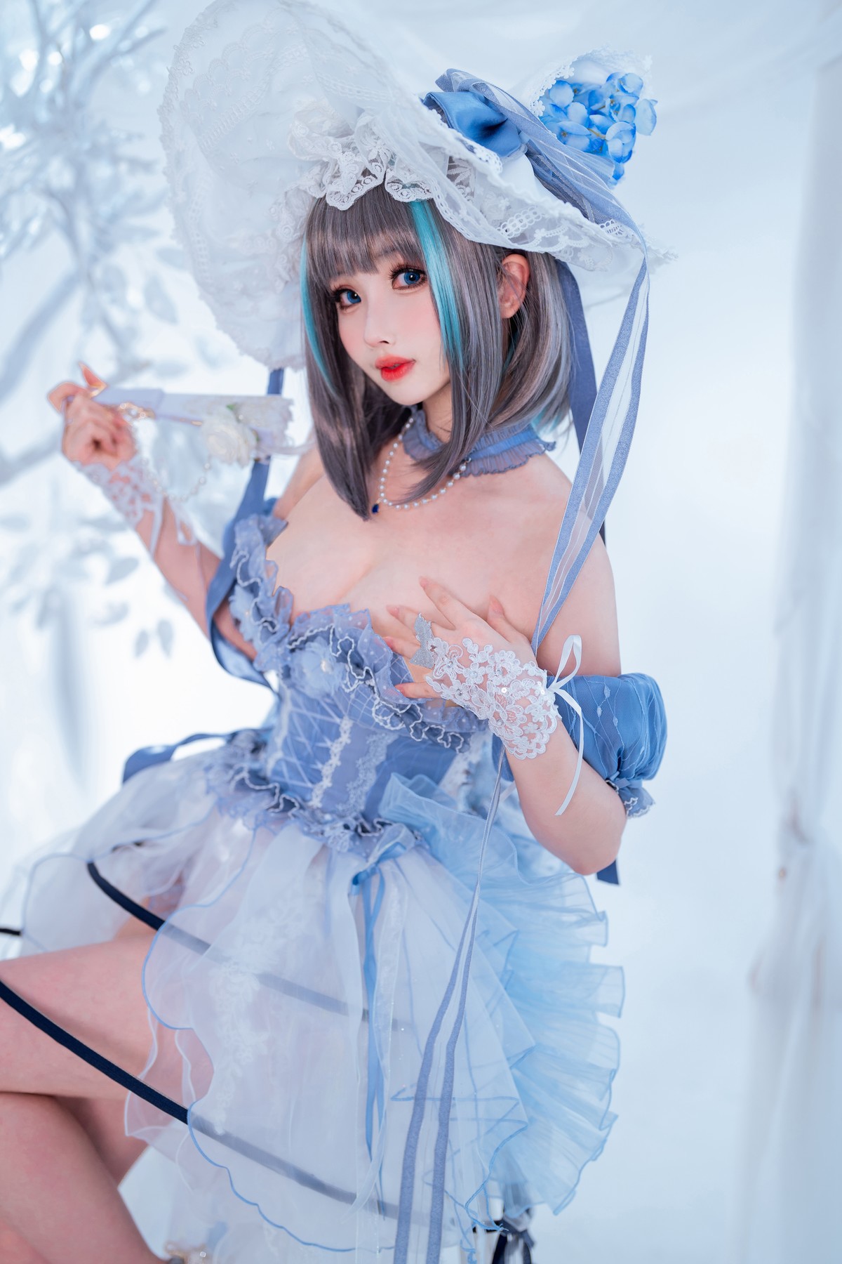 Cosplay Rioko凉凉子 柴郡冰雪公主(25)