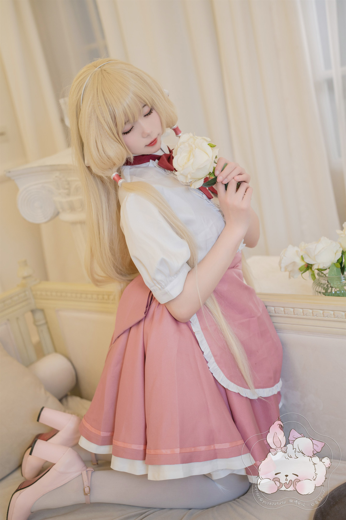 Cosplay 咬一口兔娘 女仆小叽(12)