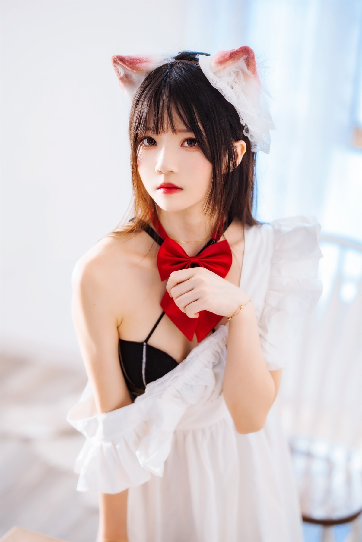 桜桃喵 Cosplay 长裙妹抖(9)