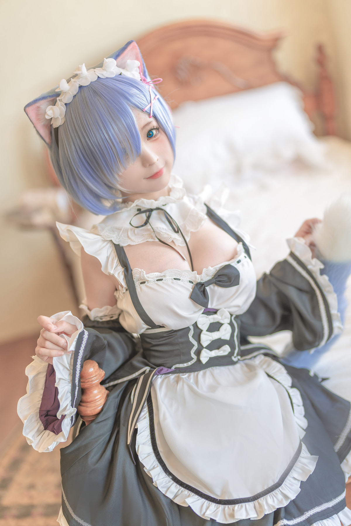 蠢沫沫 Cosplay 雷姆(20)