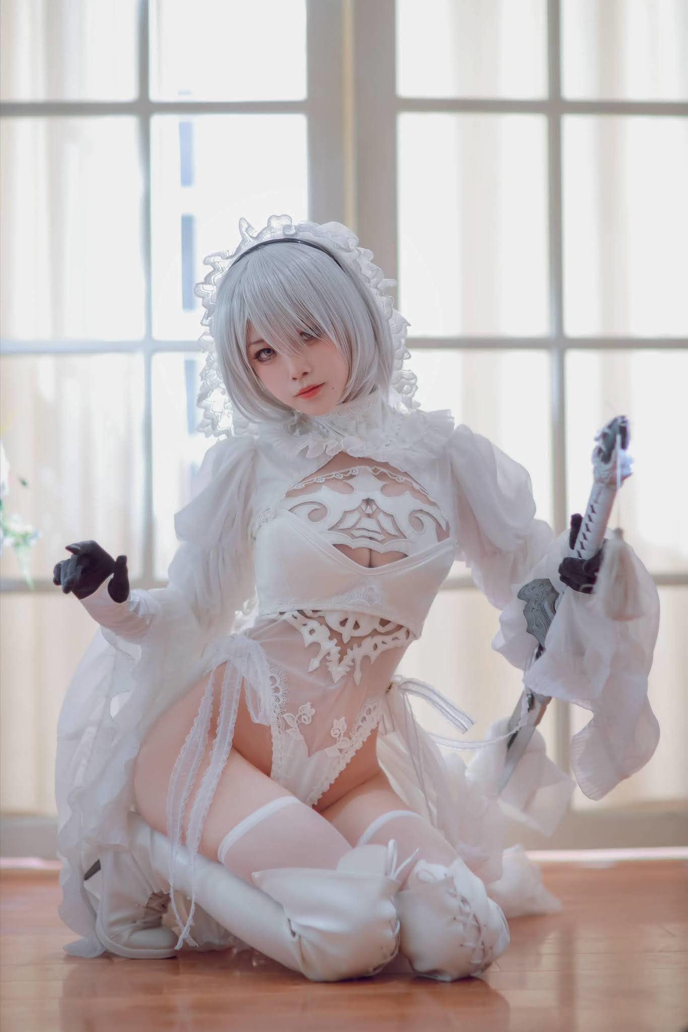 [水淼Aqua] 2B White Version NieR_Automata ニーア オートマタ(10)