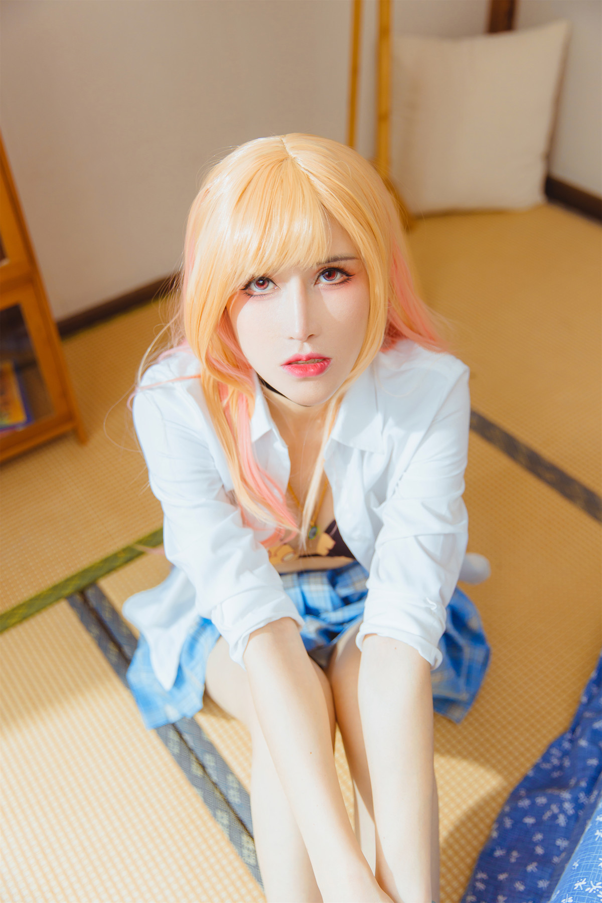 Cosplay 鹿八岁 更衣人偶坠入爱河 喜多川海梦(2)