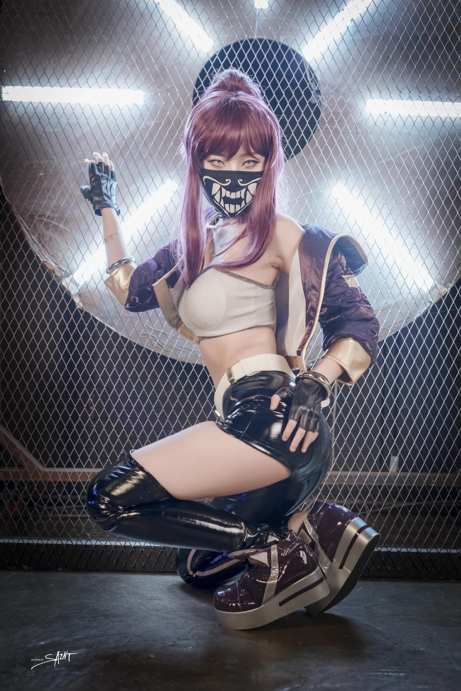 Yuna 유나, [SAINT Photolife] KDA Akali(3)