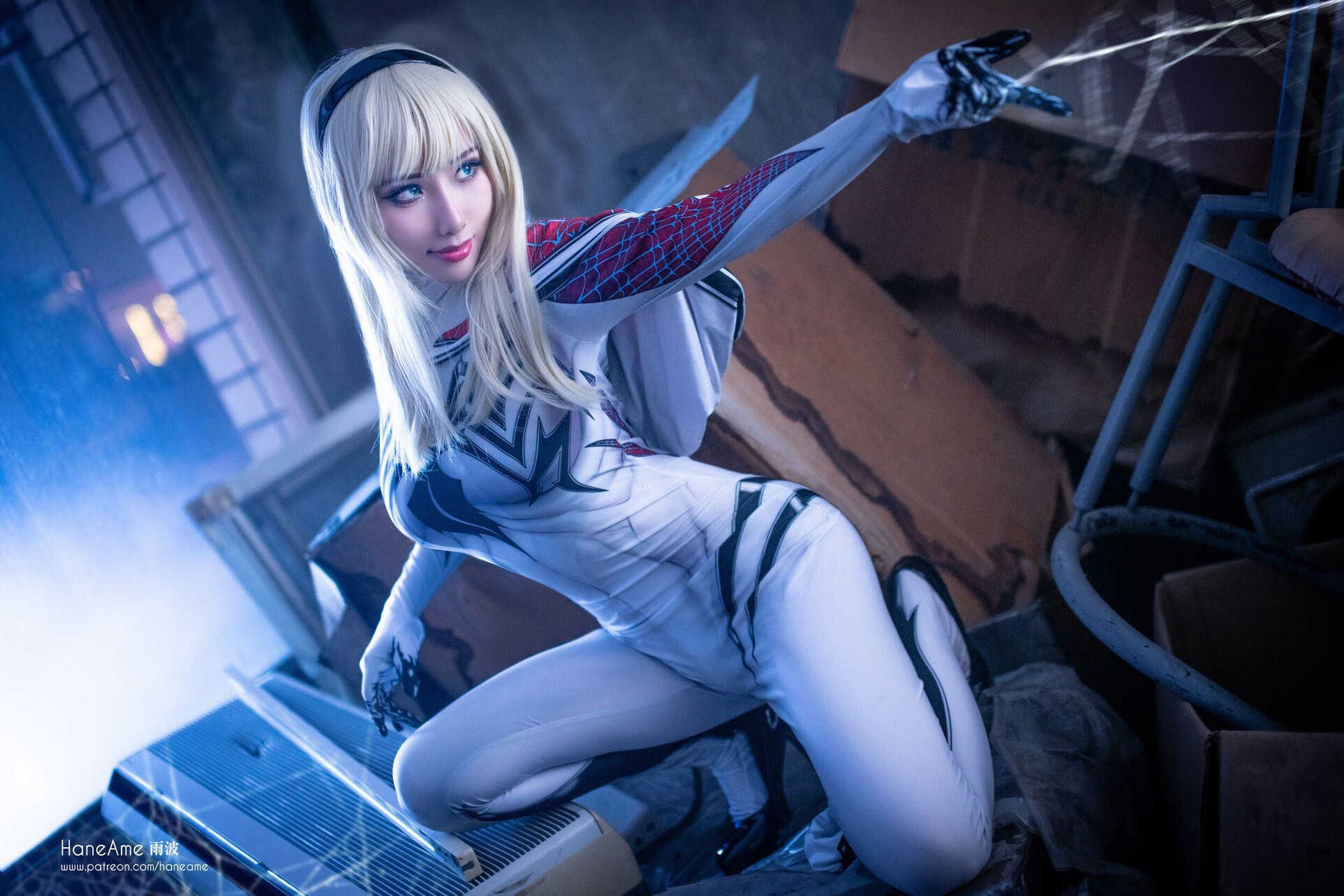 [HaneAme 雨波] Spider Gwen Venom(4)