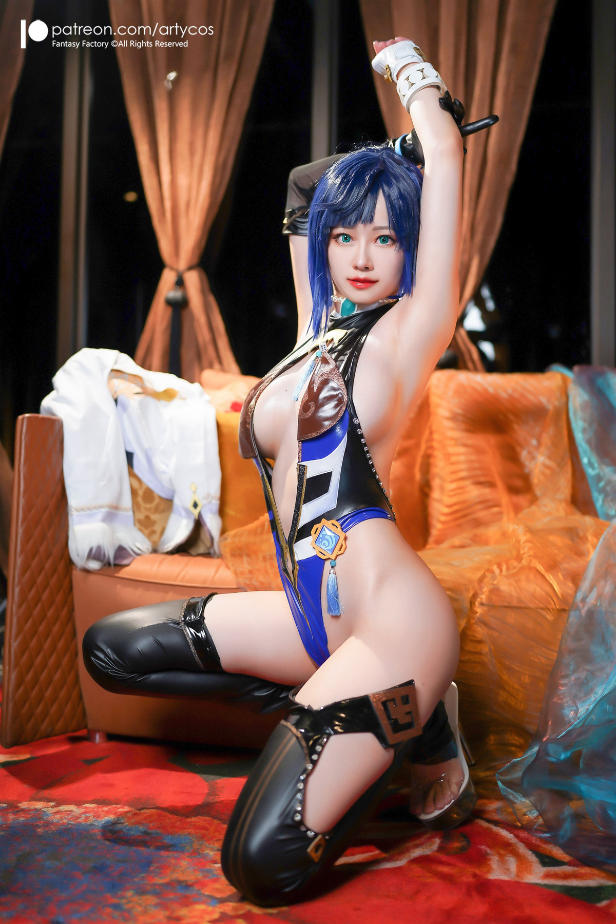 Cosplay Arty亞緹 Yelan 夜兰 Genshin Set.01(21)