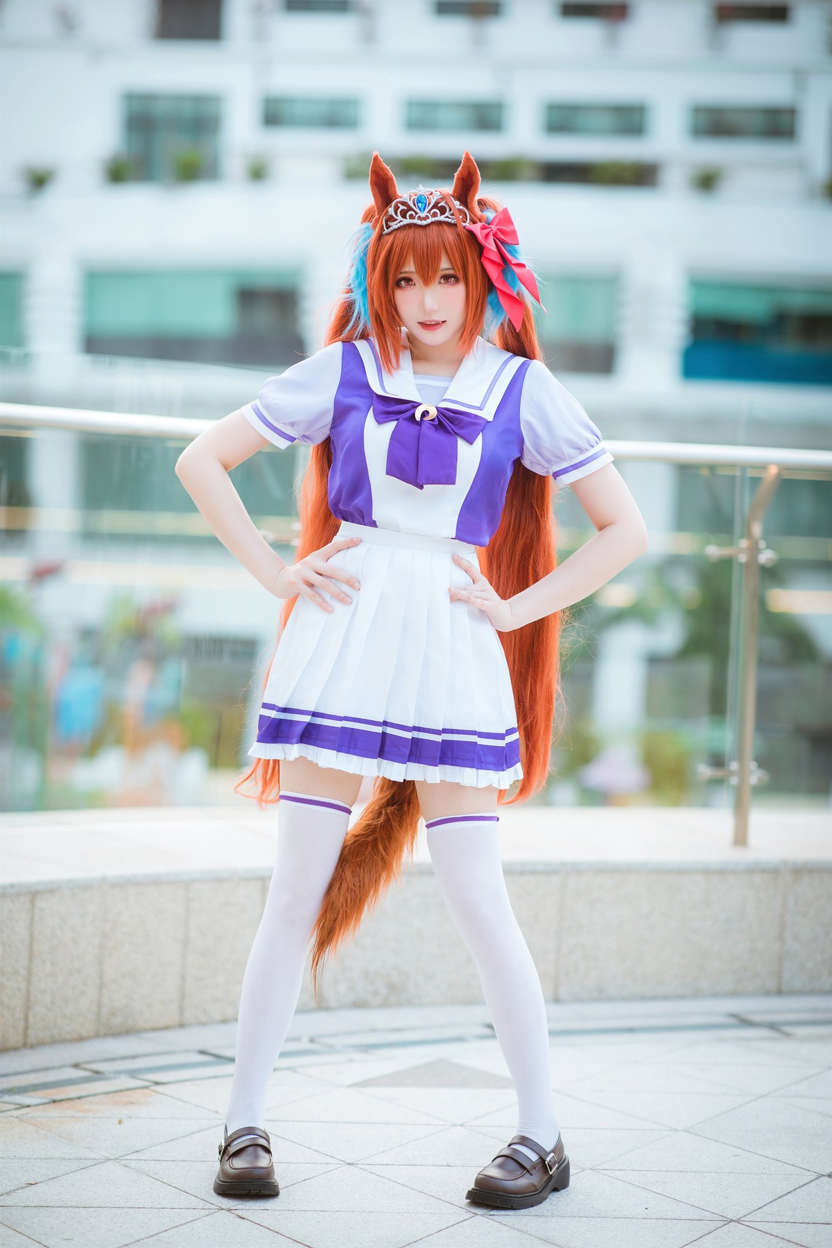 Cosplay 瓜希酱福利 赛马娘 大和赤骥(5)