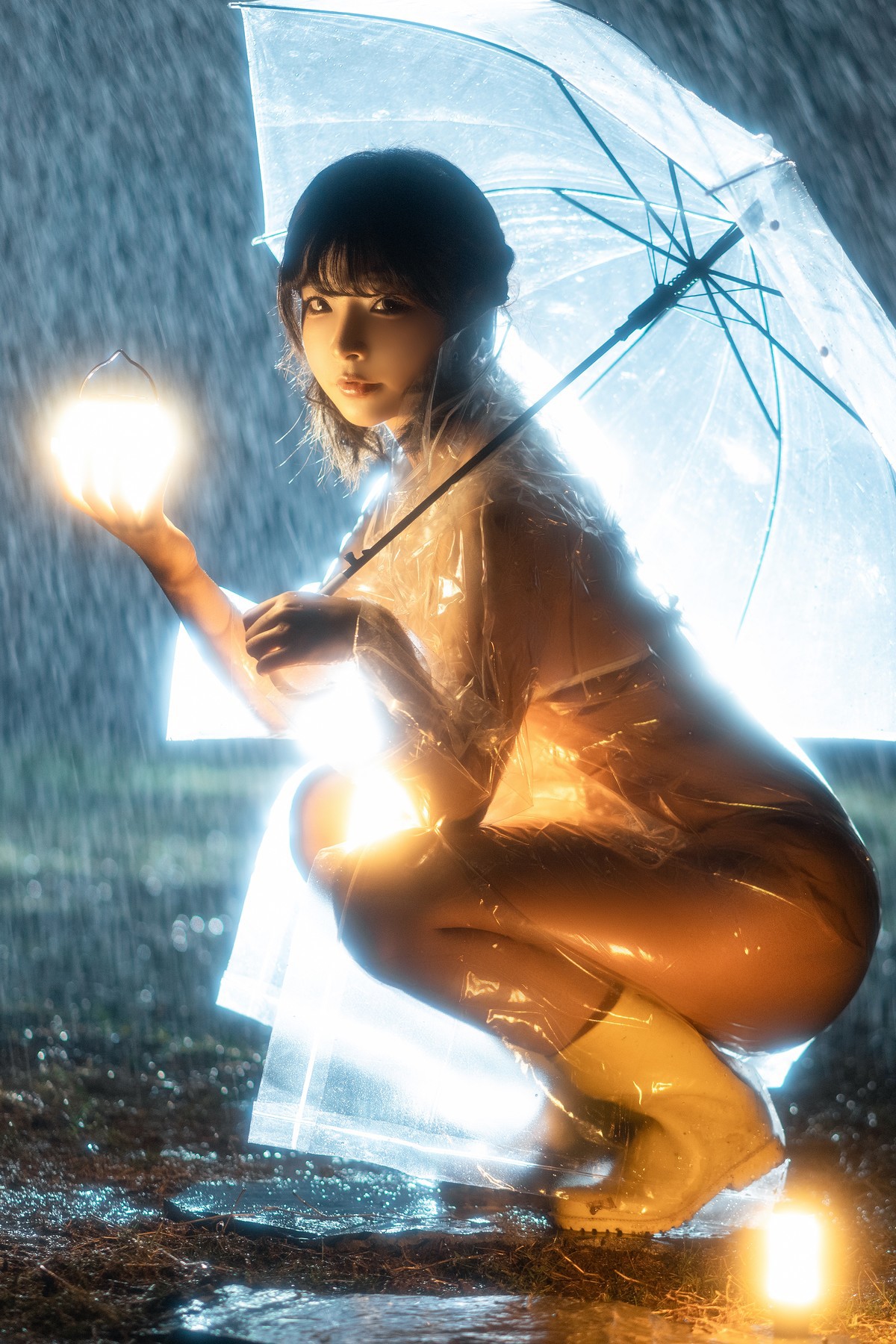 Cosplay Yuuhui玉汇 雨夜独舞 Set.01(32)