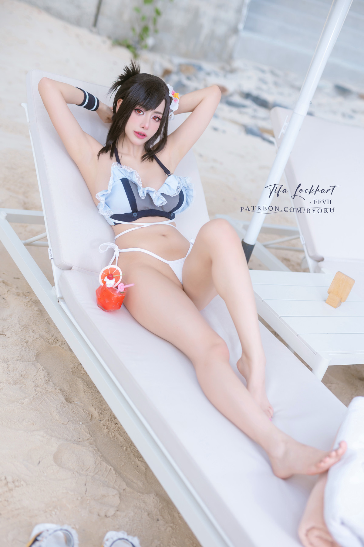 Cosplay 日本性感萝莉Byoru Tifa FF7r Bikini(11)