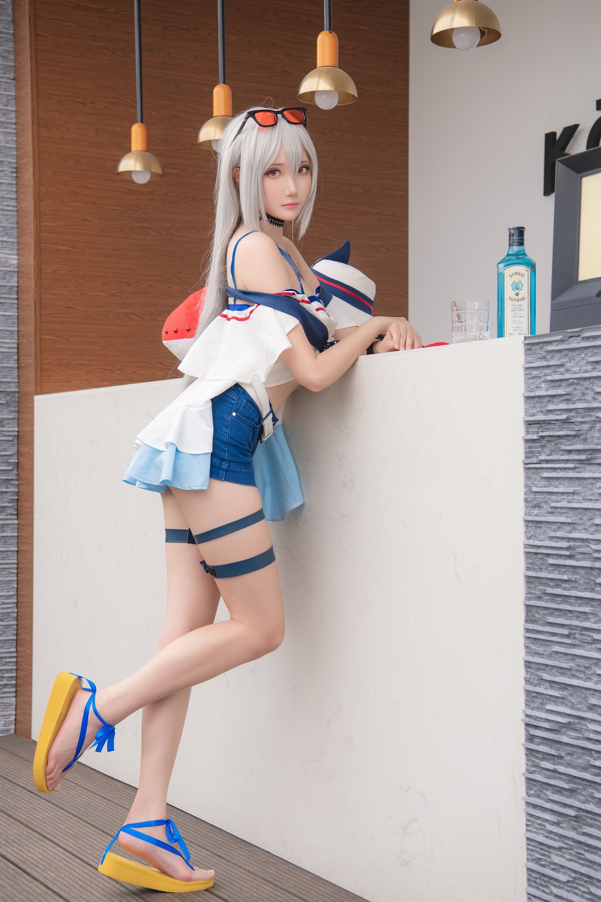 Cosplay 瓜希酱 斯卡蒂(22)