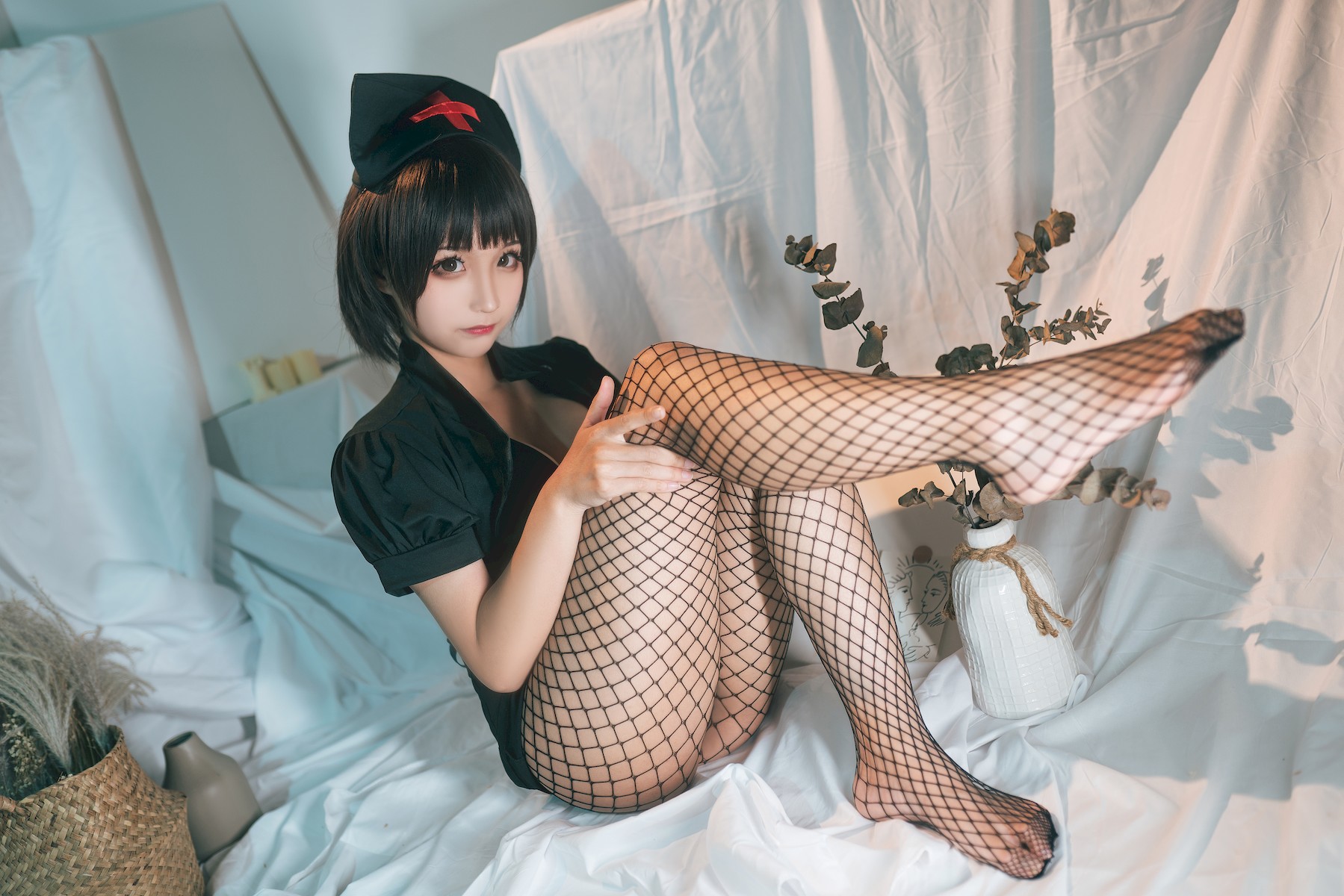 Cosplay 蠢沫沫 Chunmomo 护士 Dark Nurse(36)