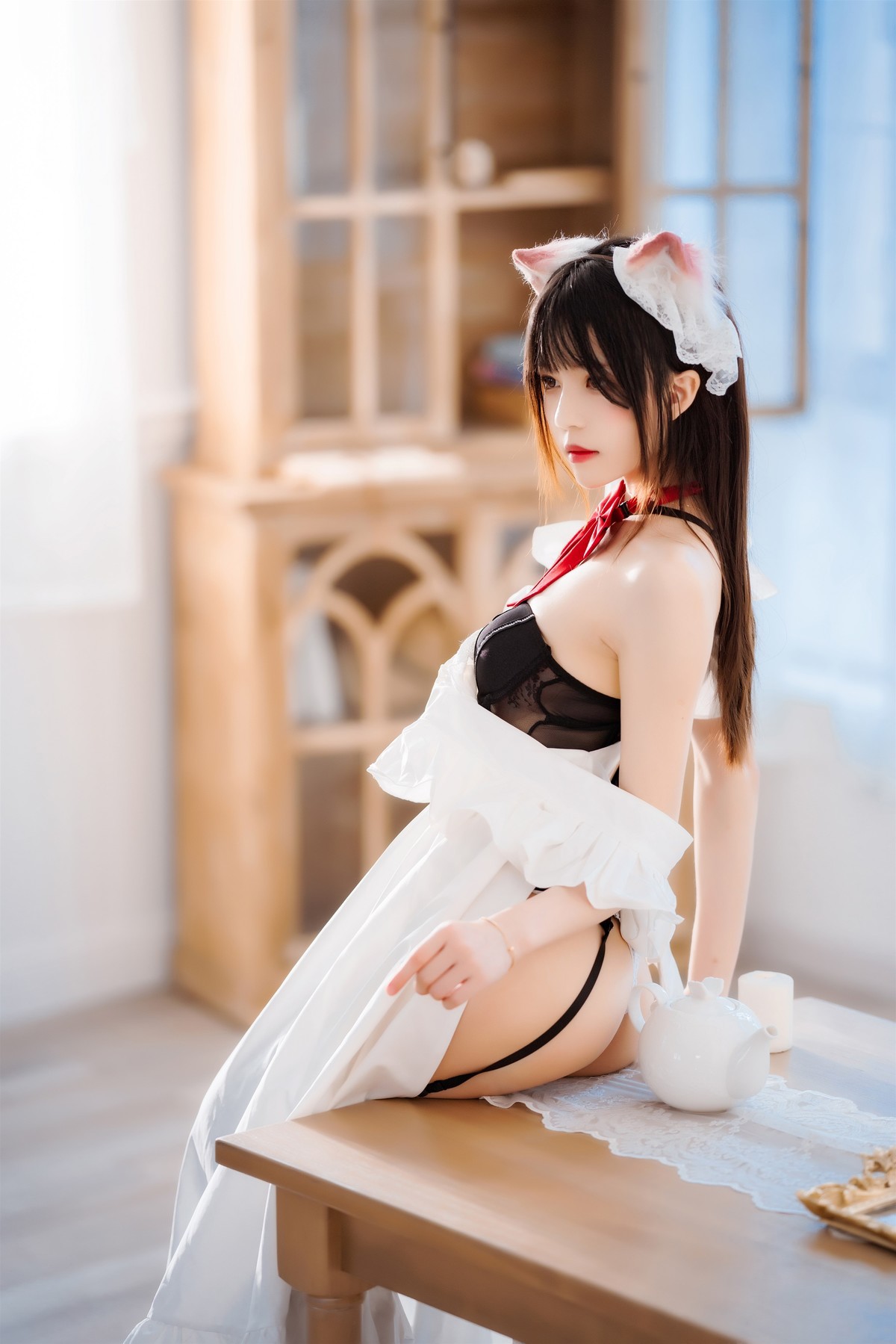 桜桃喵 Cosplay 长裙妹抖(23)