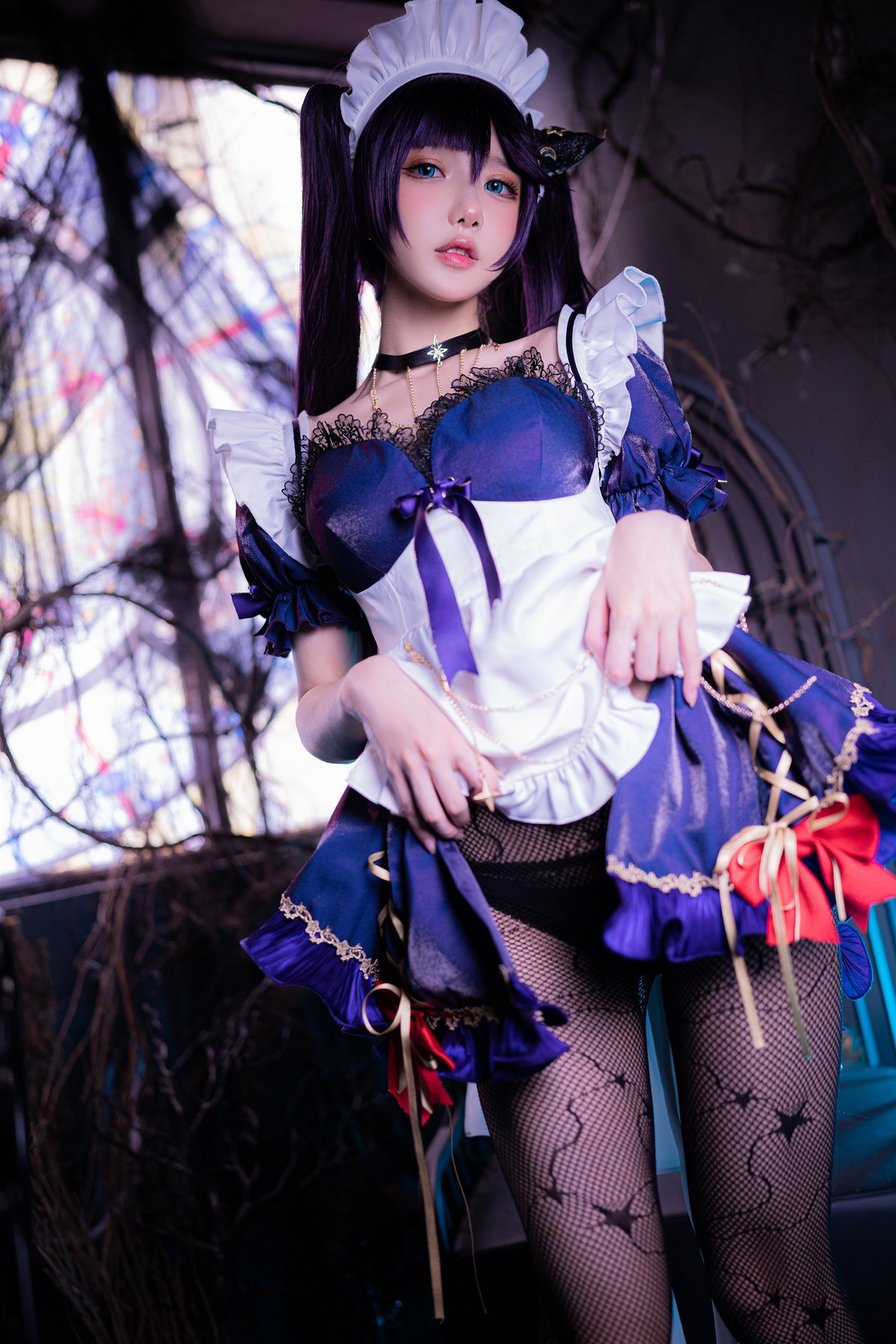 阿包也是兔娘 Cosplay 莫娜女仆(11)