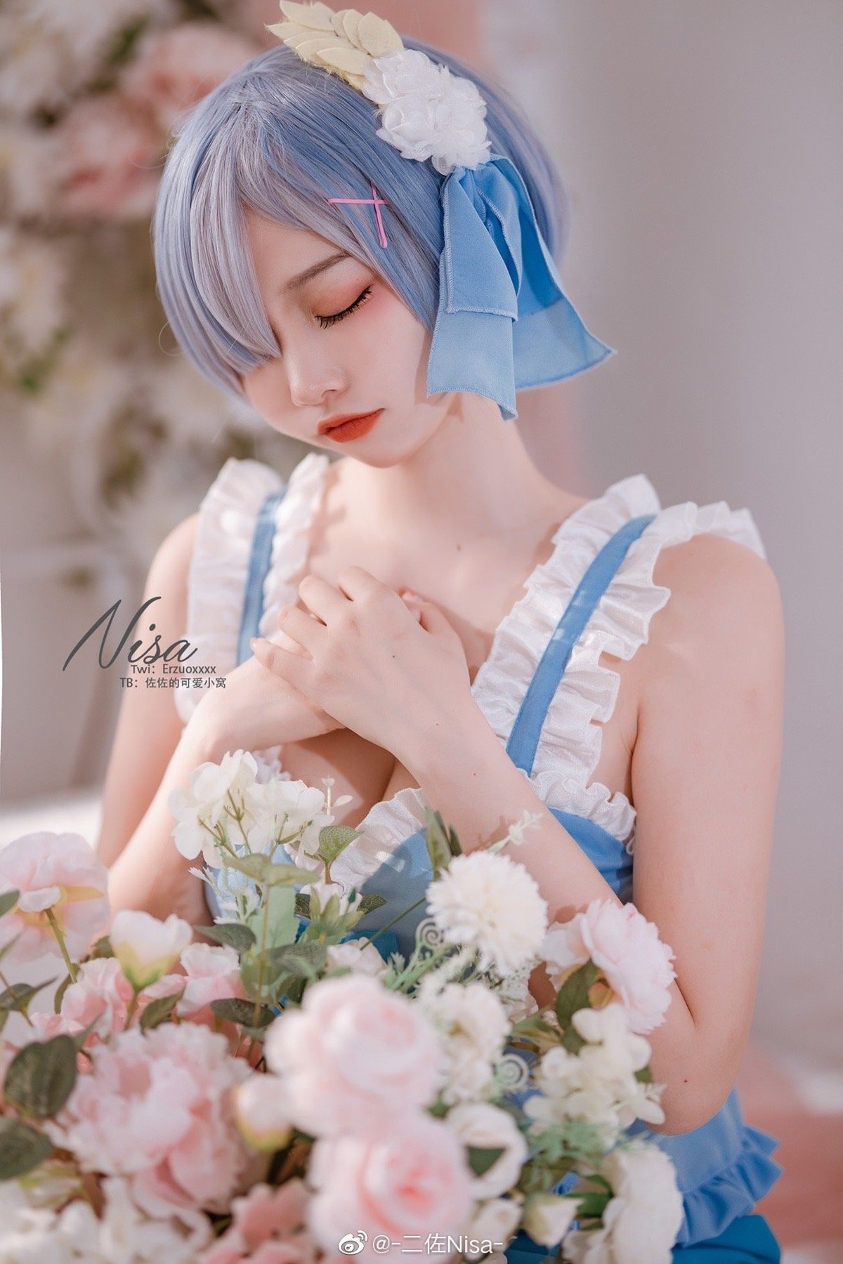 二佐Nisa Cosplay 蕾姆(14)