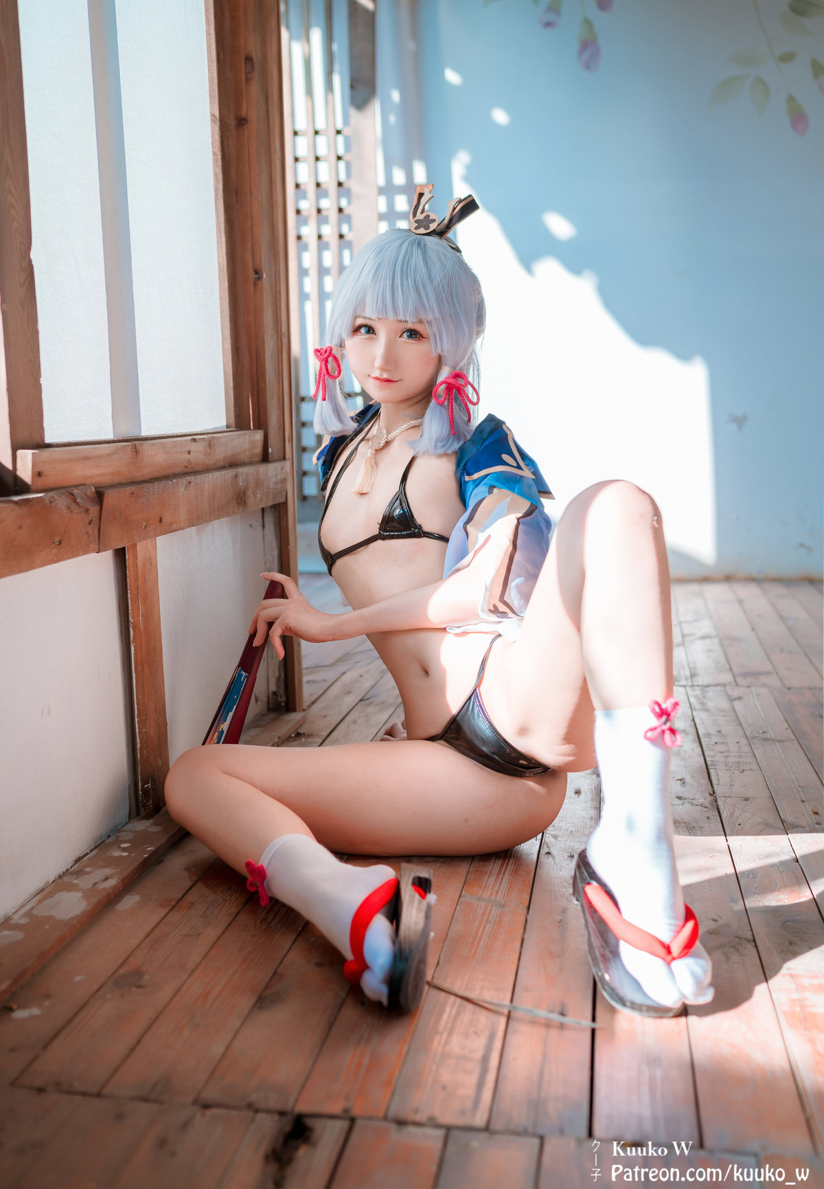 KuukoW クー子 Cosplay Ayaka kamisato(23)